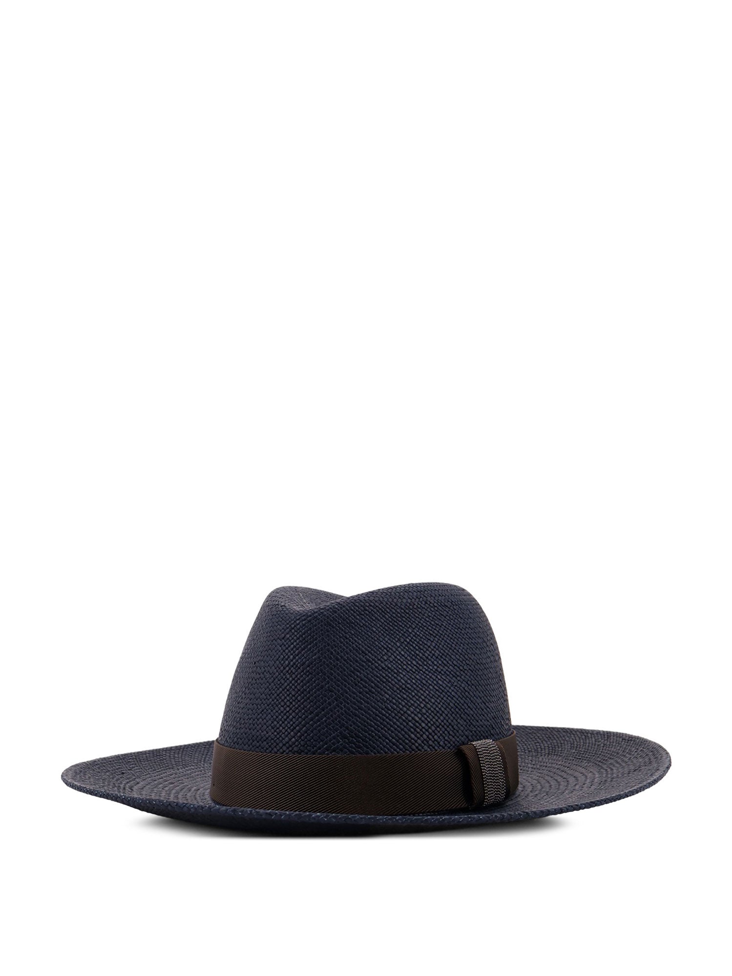 Brunello Cucinelli Hats Blue+t.moro+ultrablack Rafia