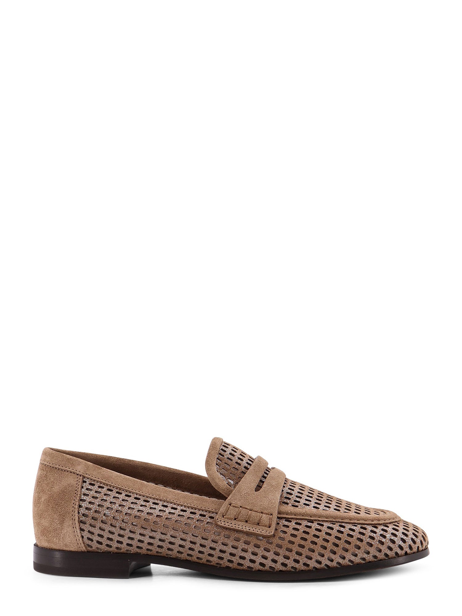 Brunello Cucinelli Flat shoes Chestnut Pelle