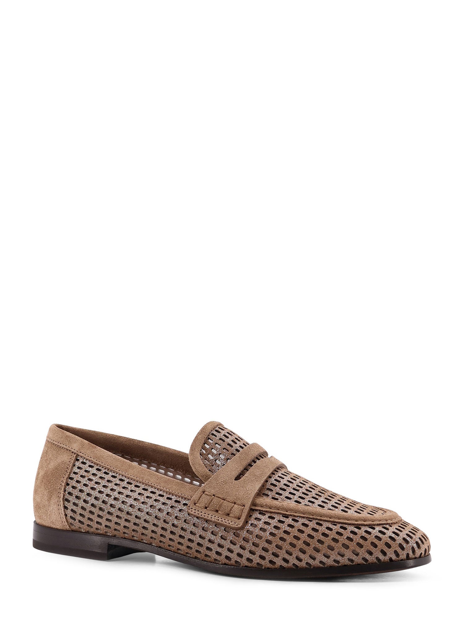 Brunello Cucinelli Flat shoes Chestnut Pelle