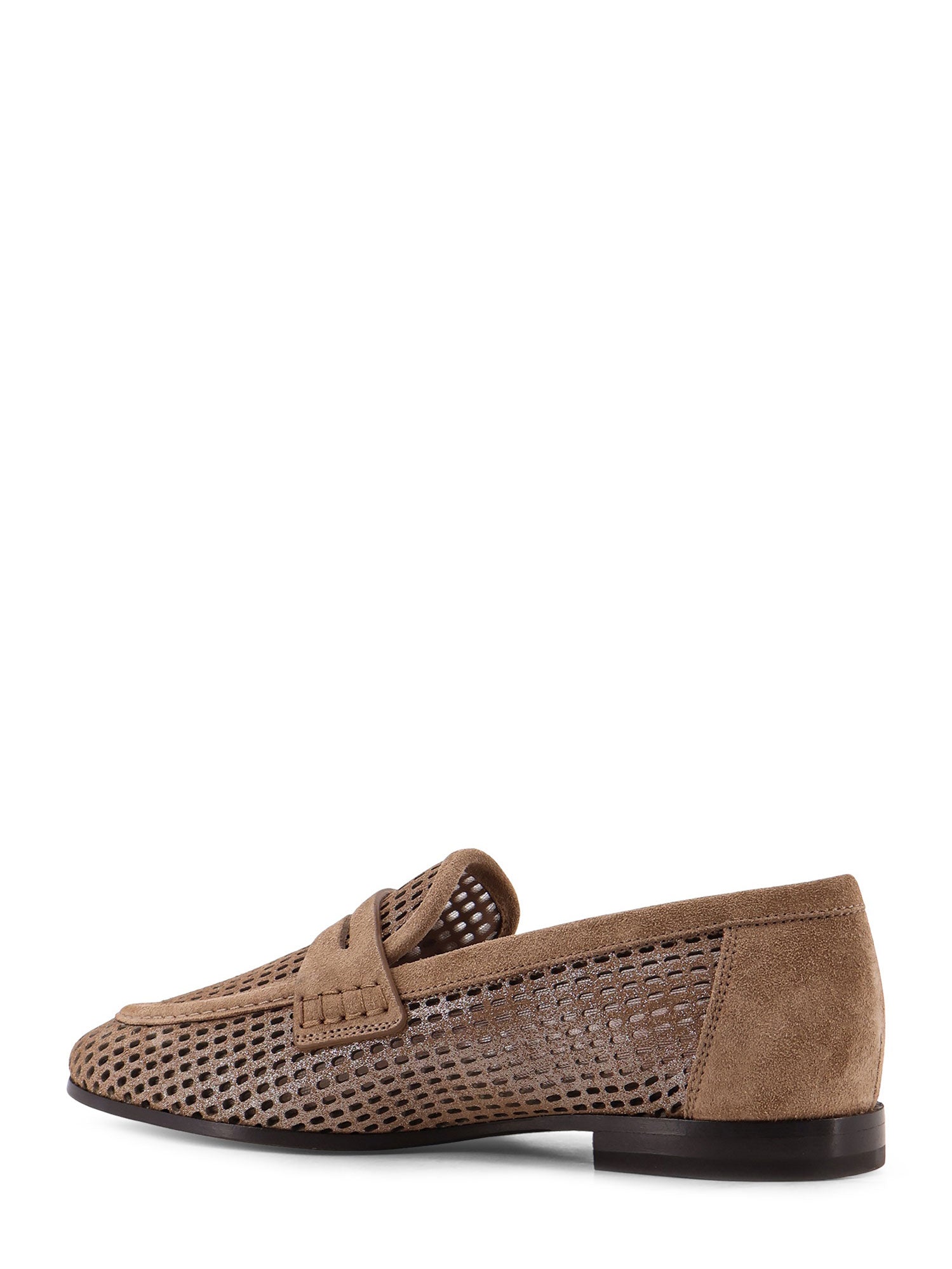 Brunello Cucinelli Flat shoes Chestnut Pelle