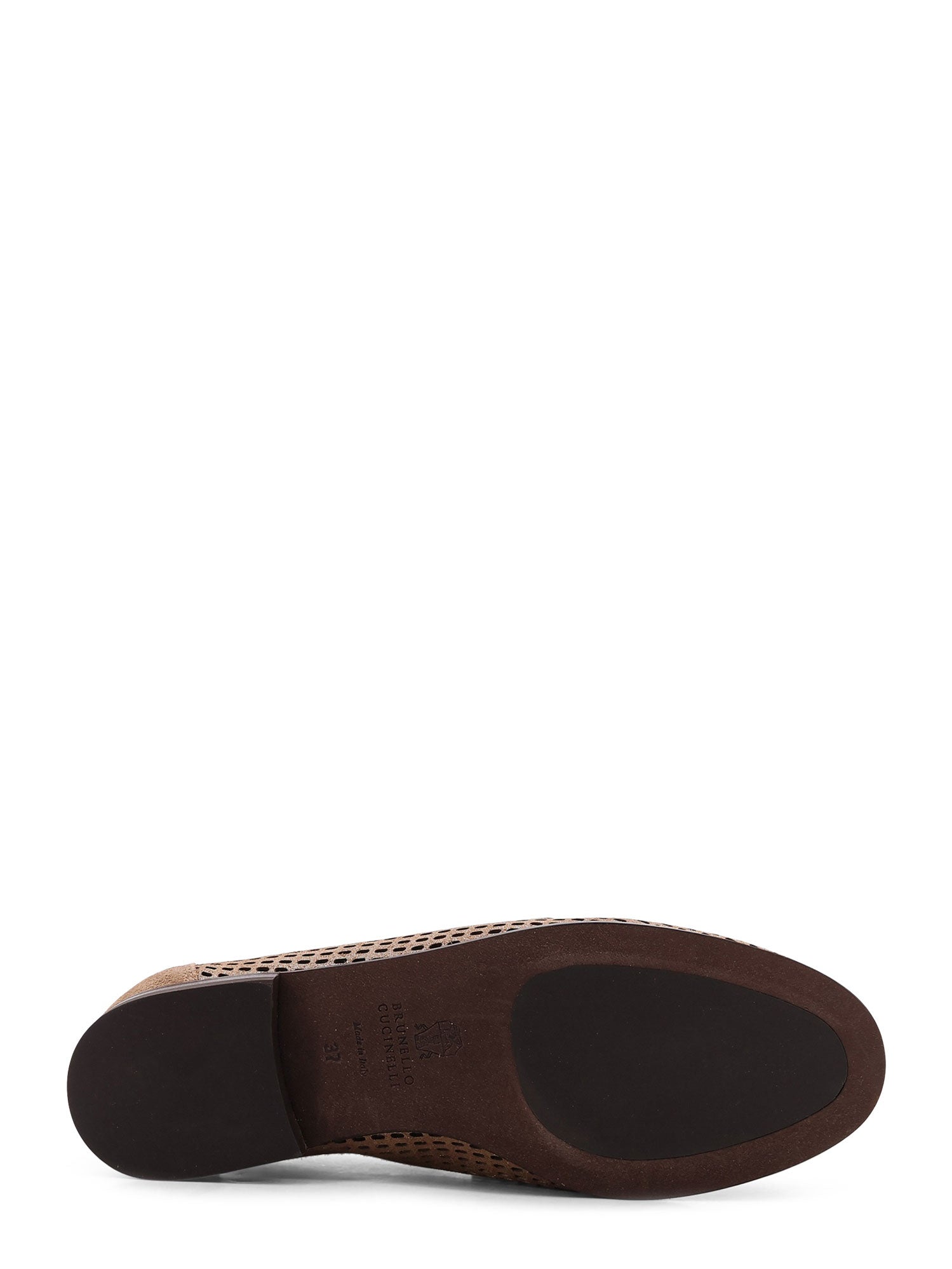 Brunello Cucinelli Flat shoes Chestnut Pelle