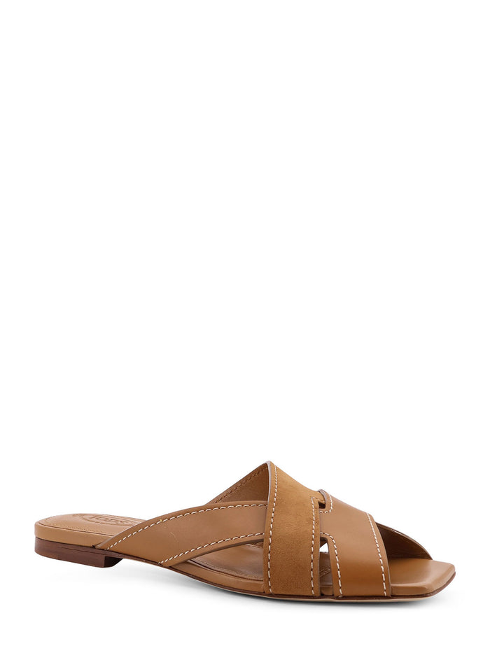 Tods Sandals Brown Pelle