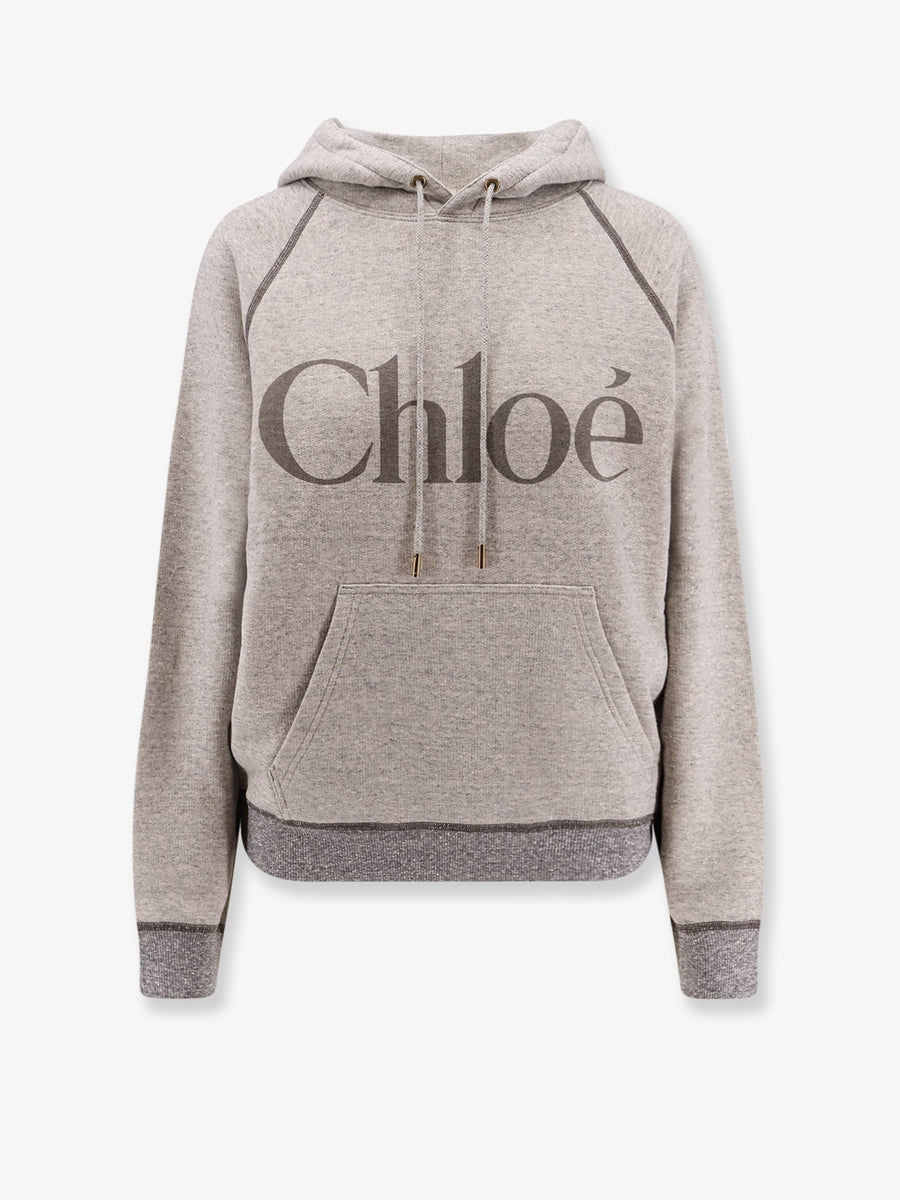 Sweatshirt Cotton-Blend Grey Sweatshirts