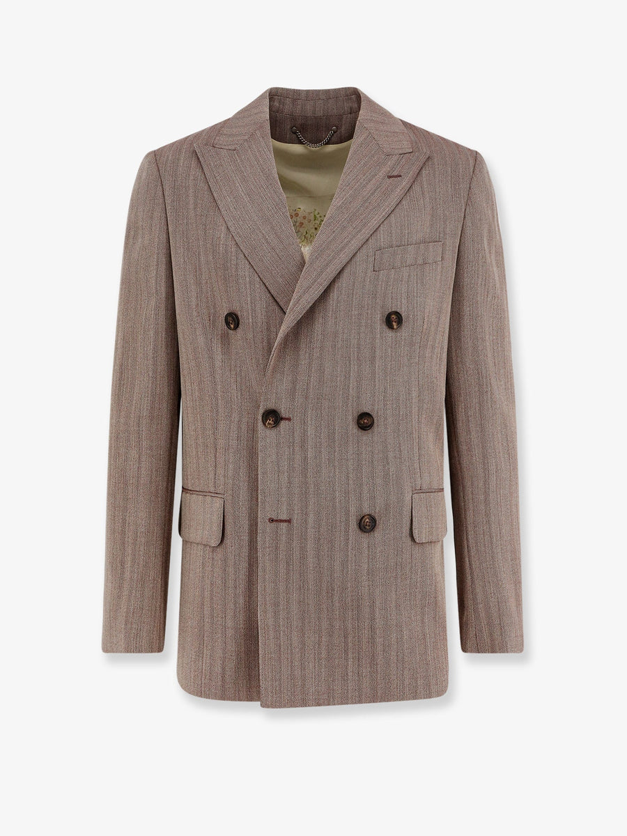 Blazer Dave Brown Virgin Wool / Polyamide Blazers