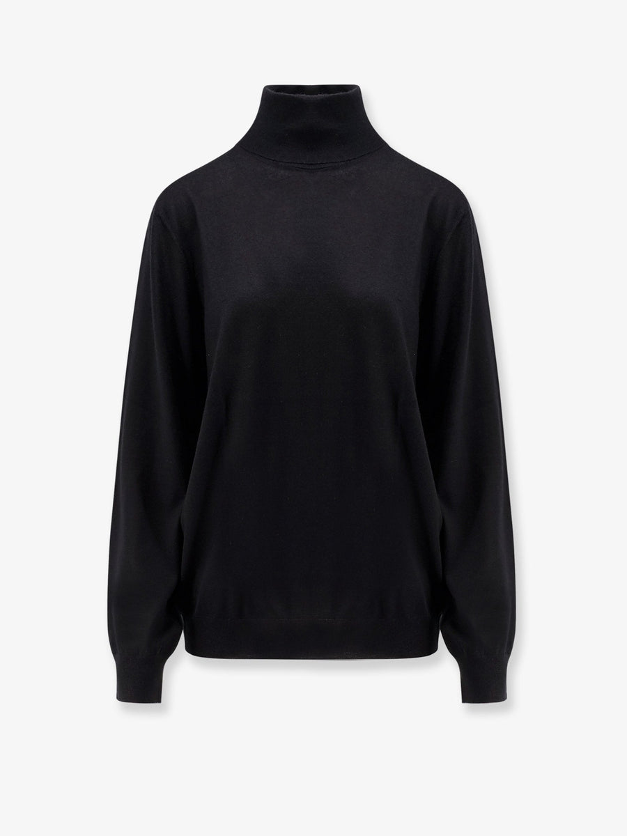 Turtleneck Jumper Cashmere-Silk Black Cashmere Silk