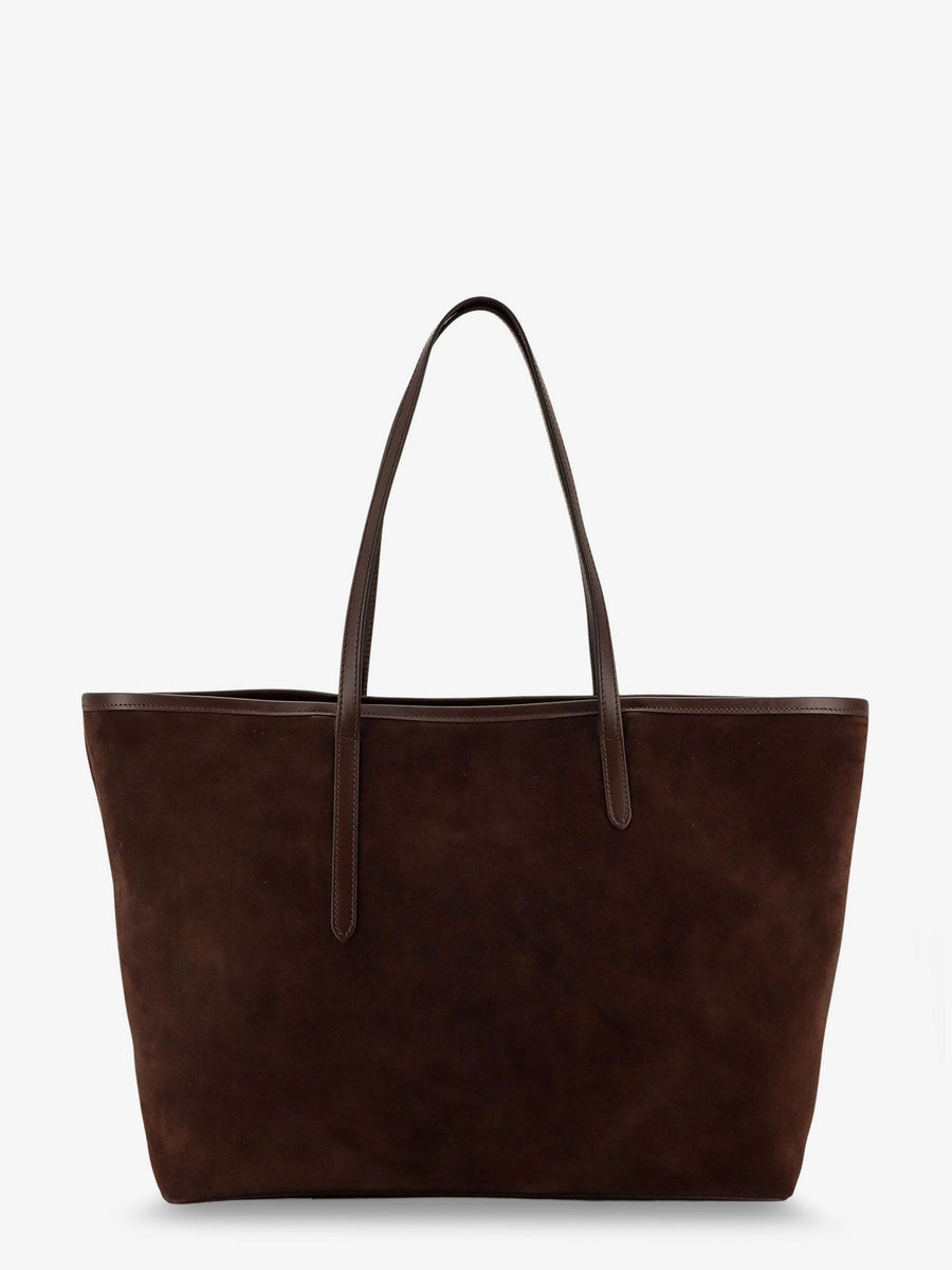 Eraclea Suede Shoulder Bag Brown Vacchetta