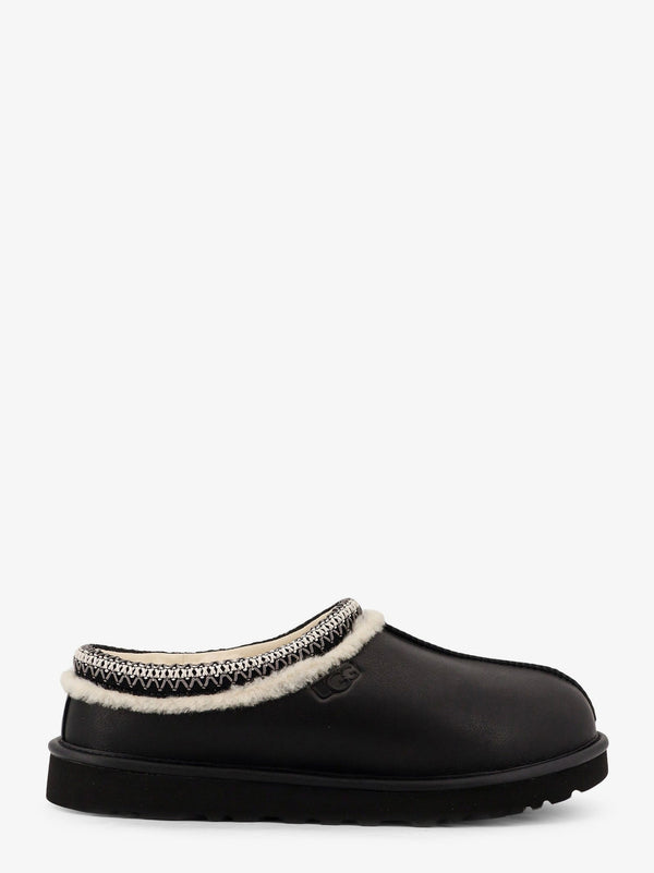 Leather Slip-On Shoes Black Loafers