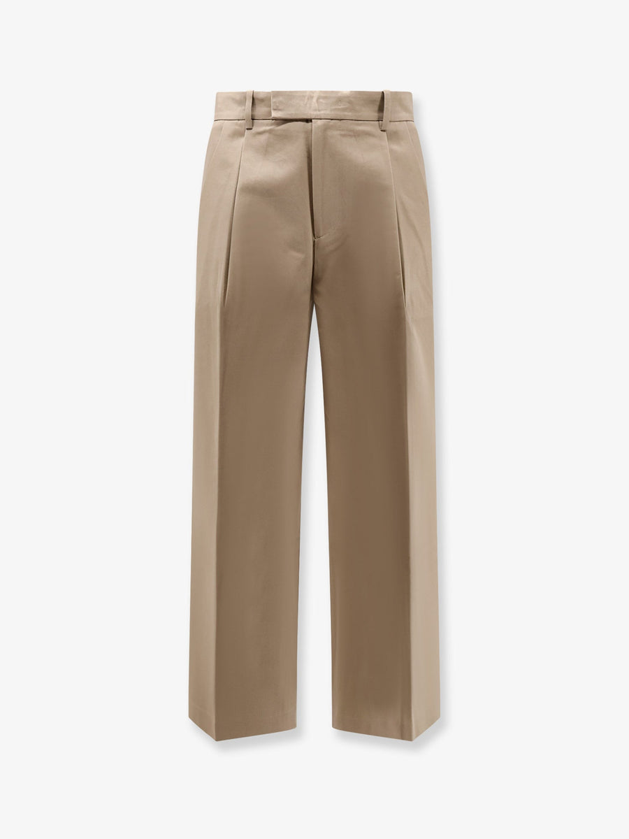 Unisex Cotton Trousers Beige