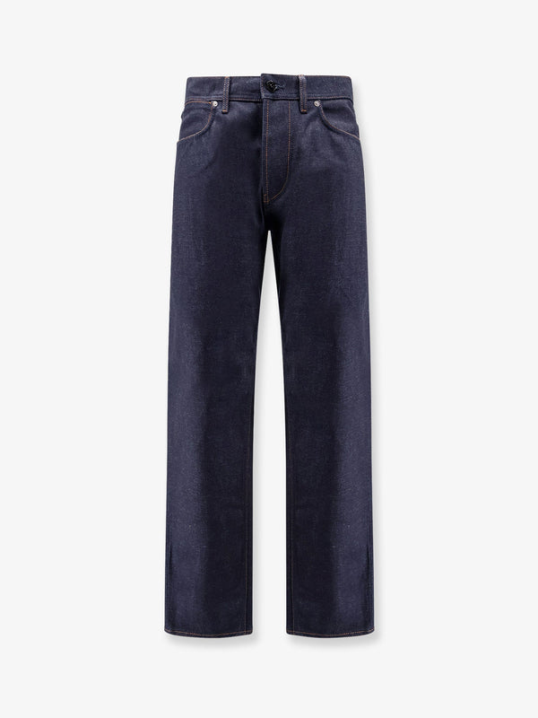 Selvedge Indigo Jeans Blue Cotton