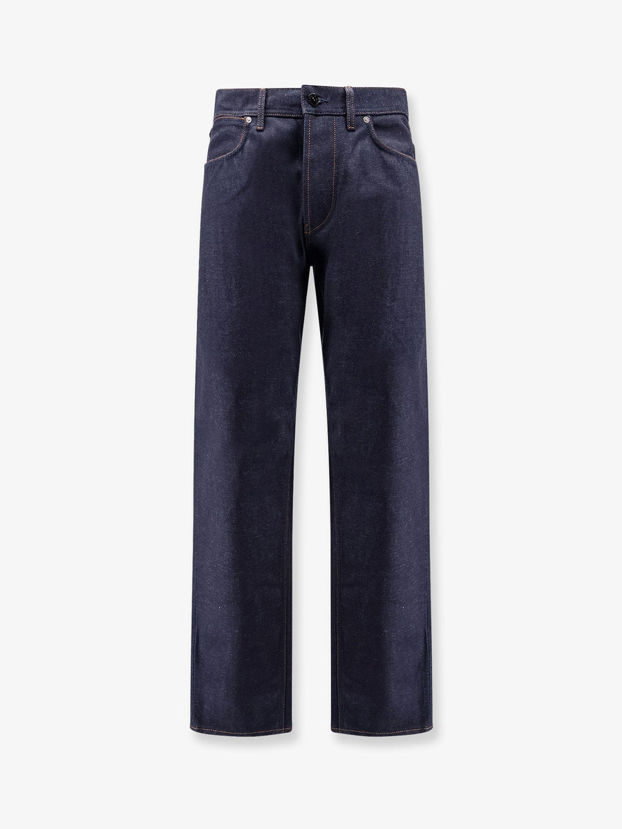 Selvedge Indigo Jeans Blue Cotton