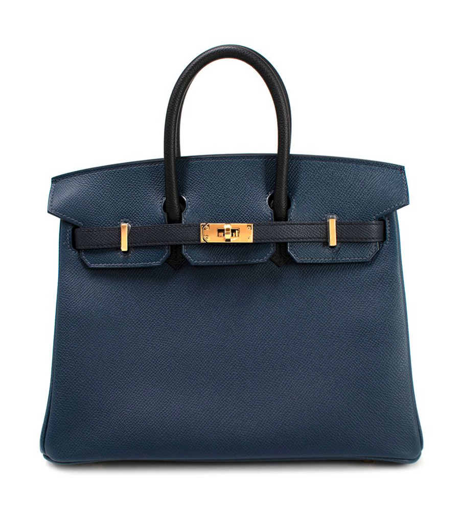 Hermès 100% Epsom leather top handle bag in black — view 4