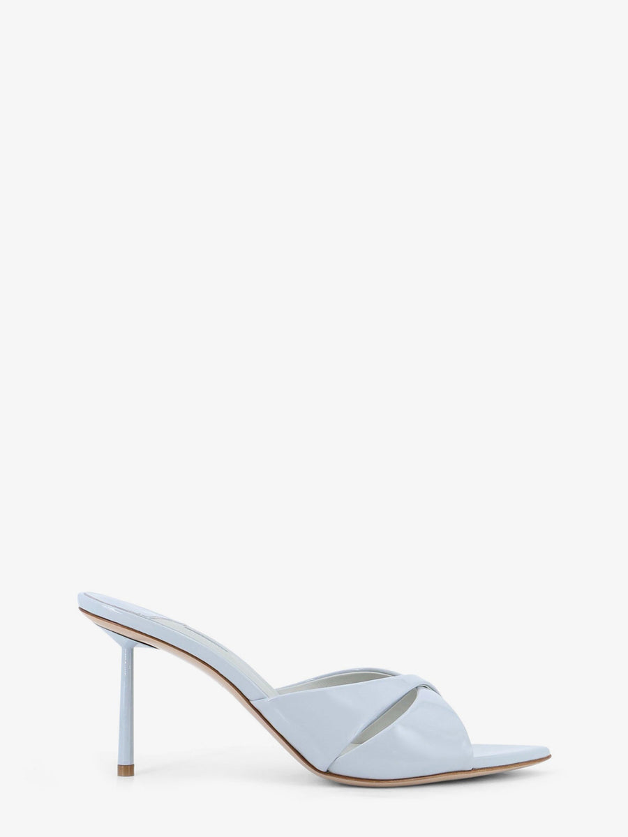 Shirley Patent Leather Sandals Grey