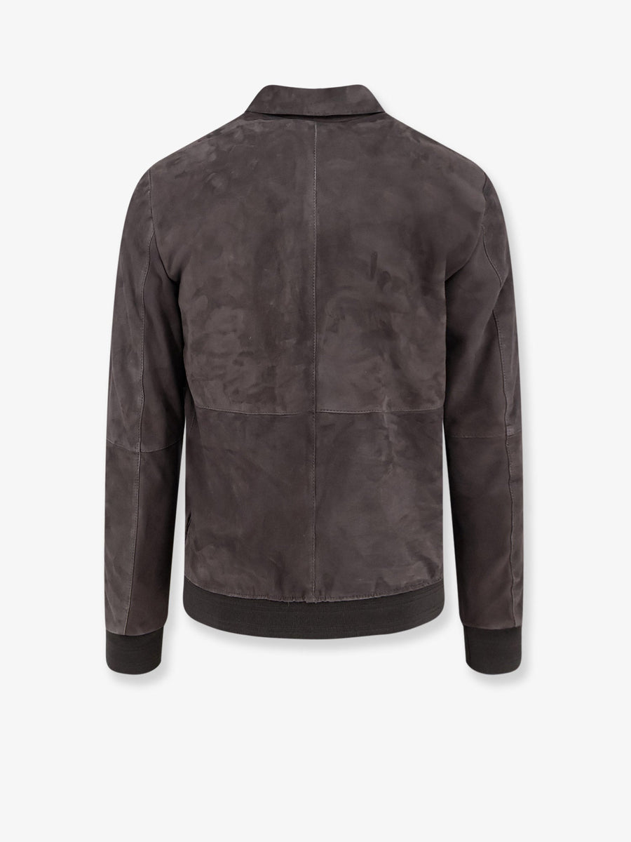Suede Jacket Grey