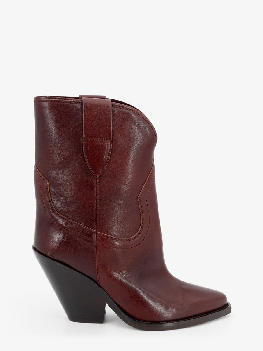 Boots Leyane Leather Brown