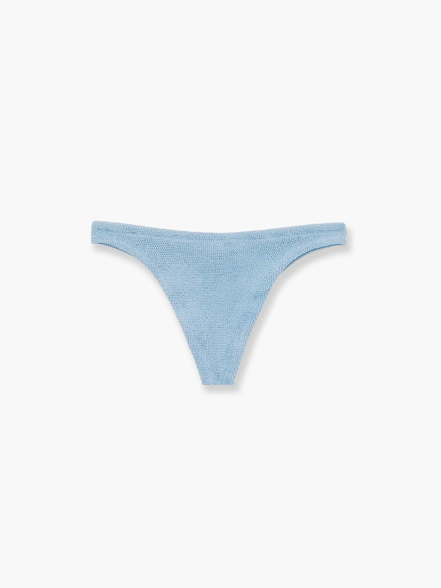 Bikini Bottoms Stretch Nylon Blue Polyamide Swimwear