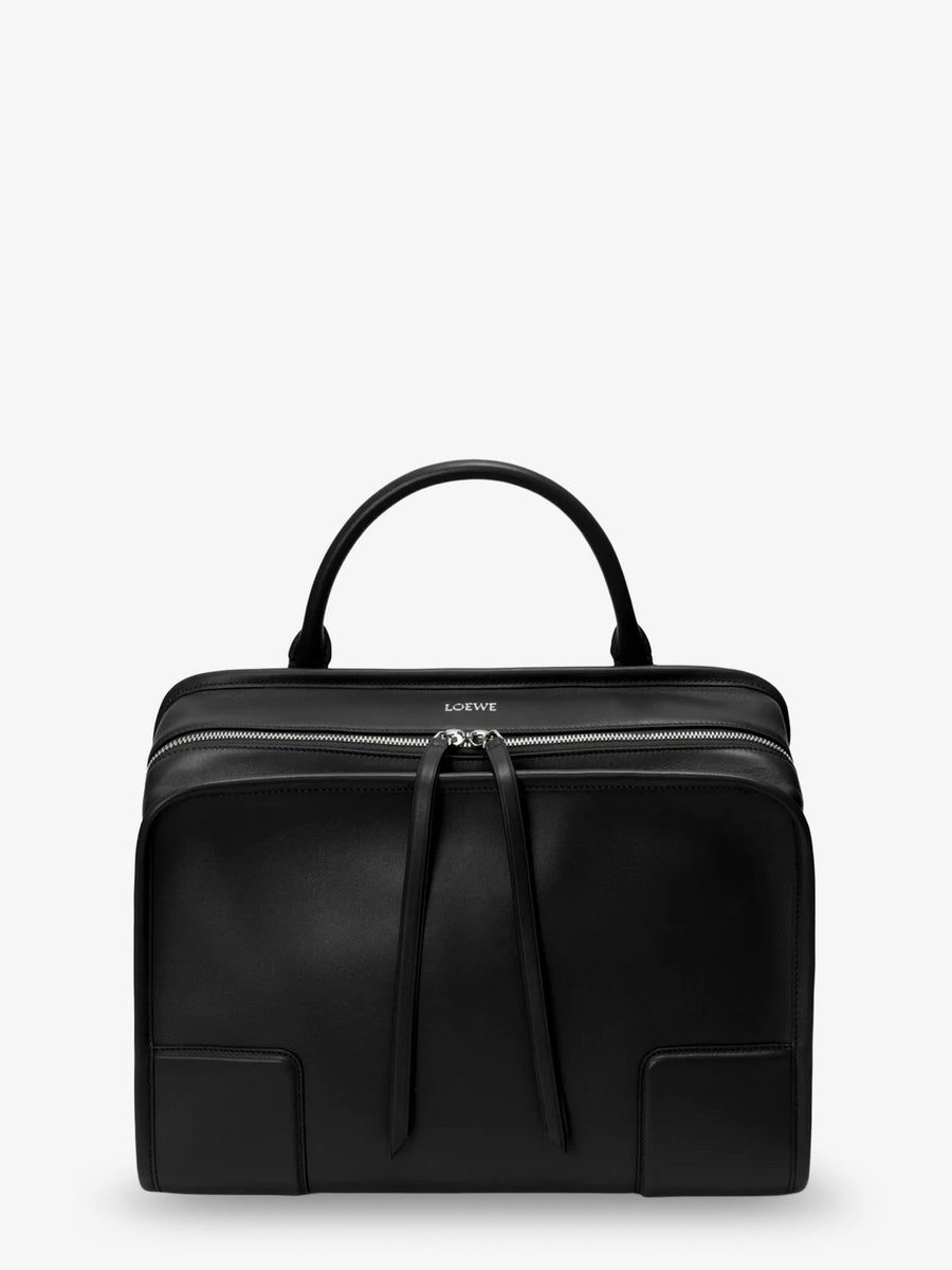 Leather Handbag Amazona 180 Black Handbags