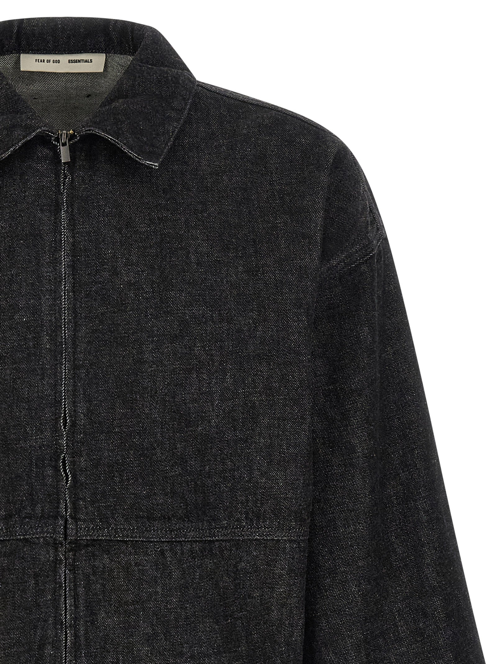Denim Work jacket Black Cotton Down Jacket, Parka, Casual