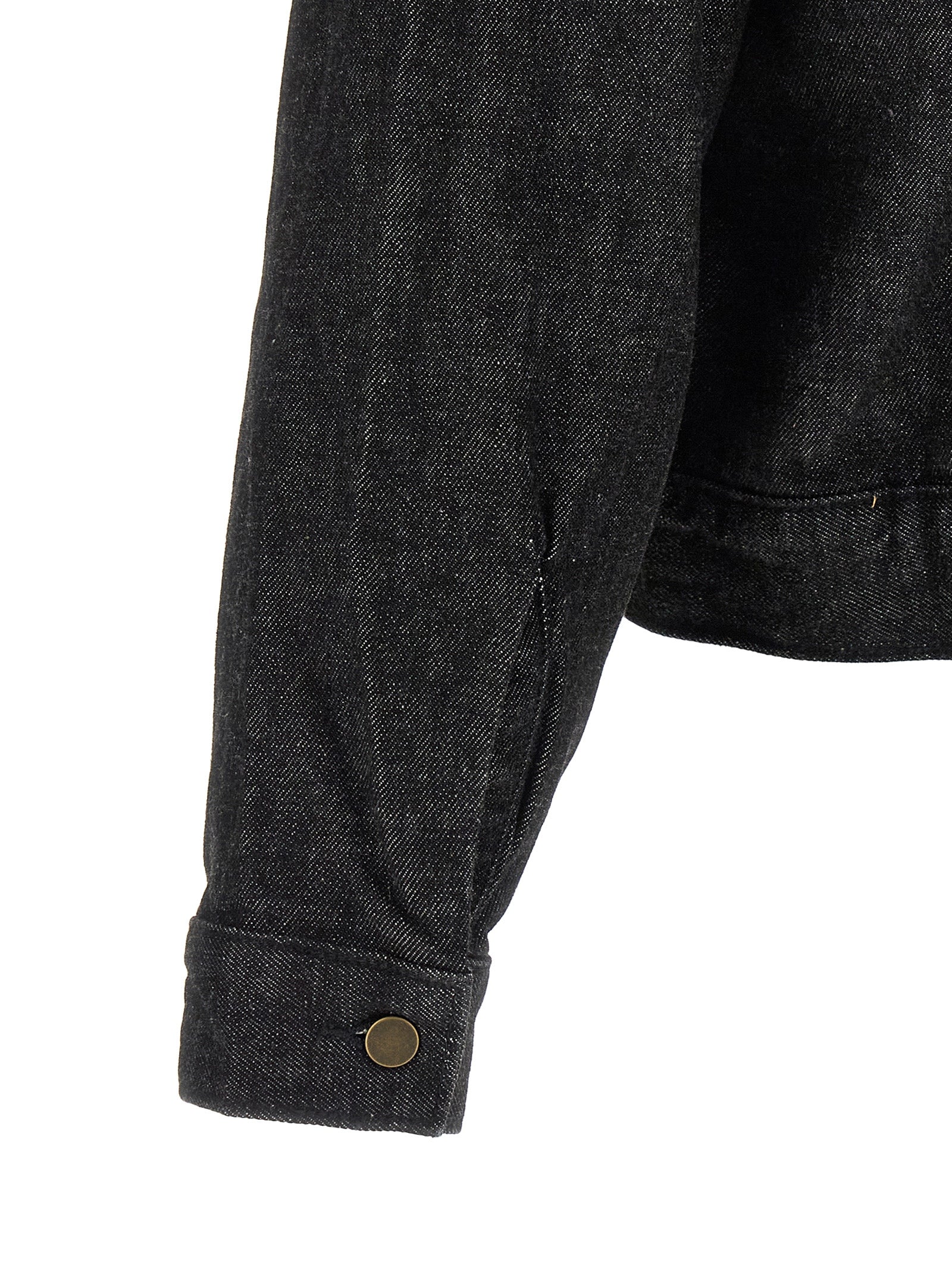 Denim Work jacket Black Cotton Down Jacket, Parka, Casual