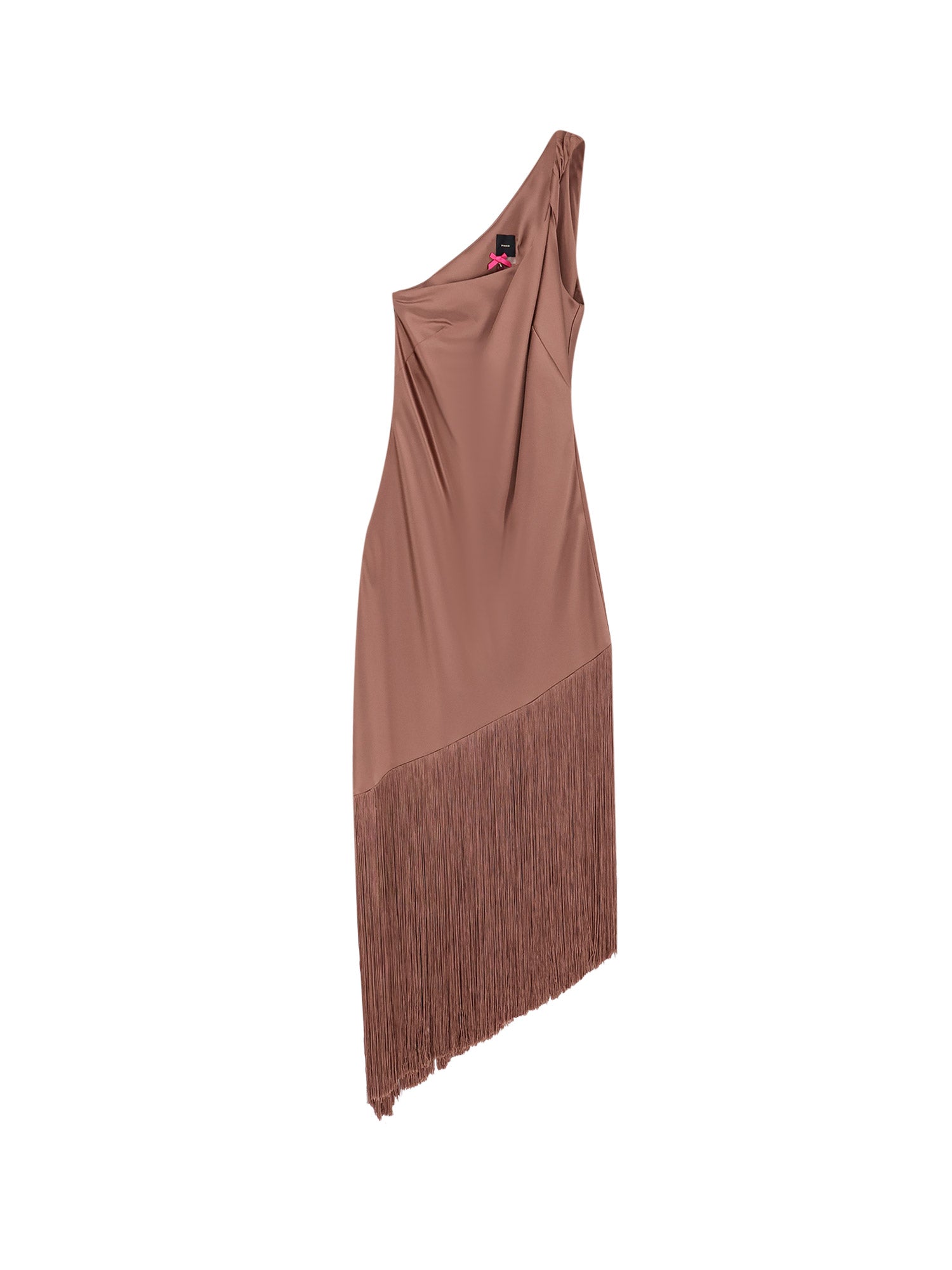 Pinko Dresses Brown Poliestere Elastan