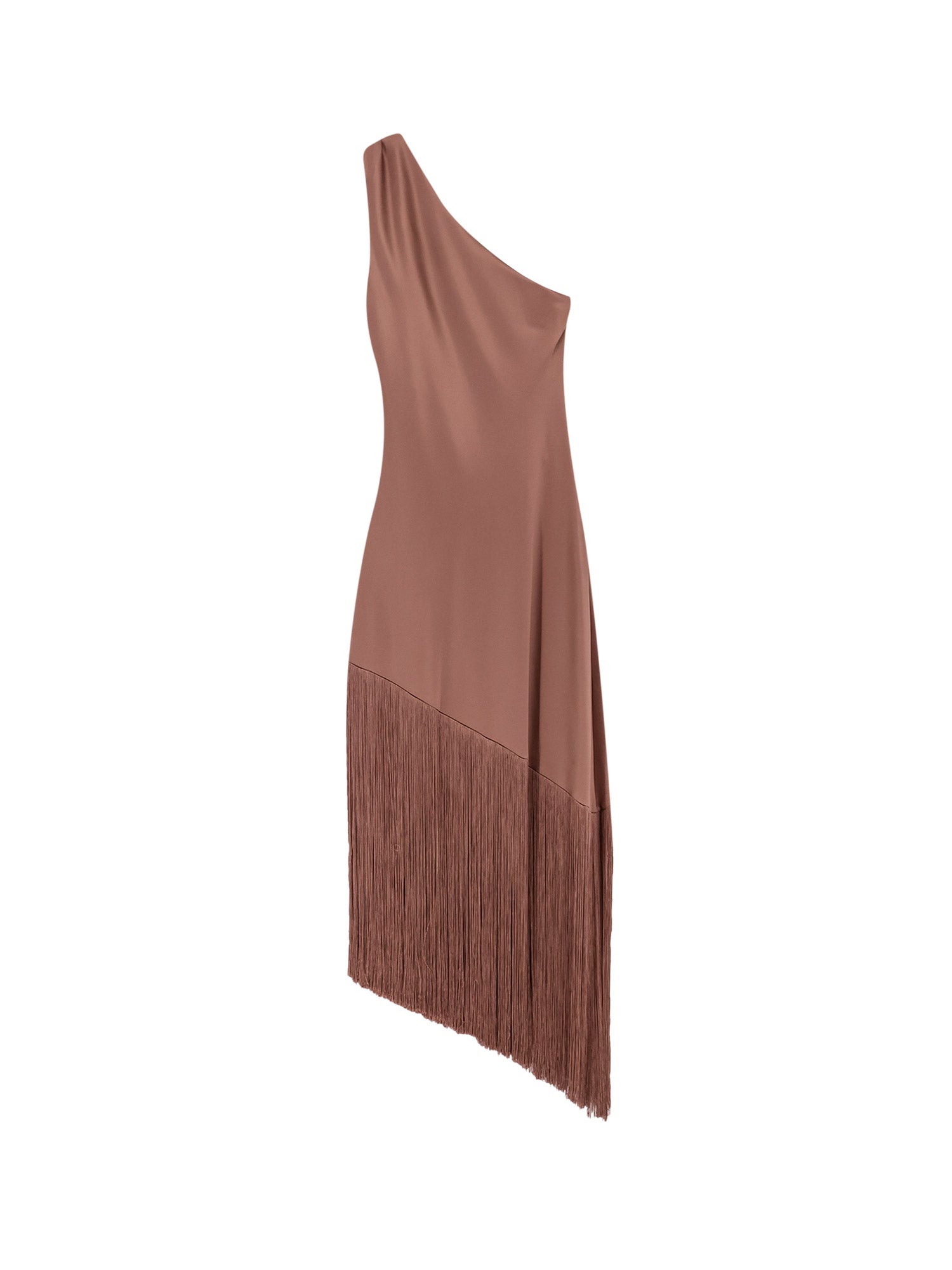 Pinko Dresses Brown Poliestere Elastan
