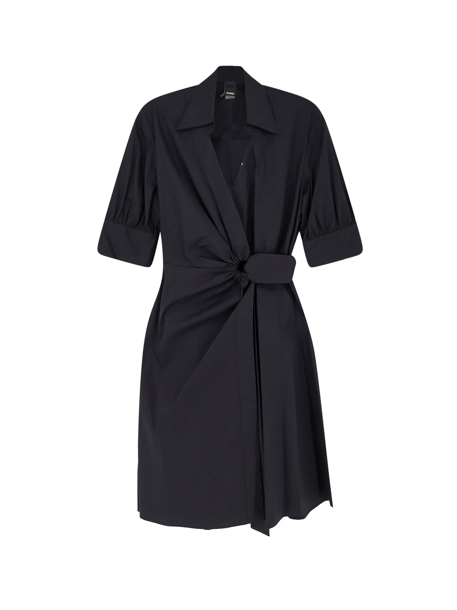 Pinko Dresses Black Cotone Elastan