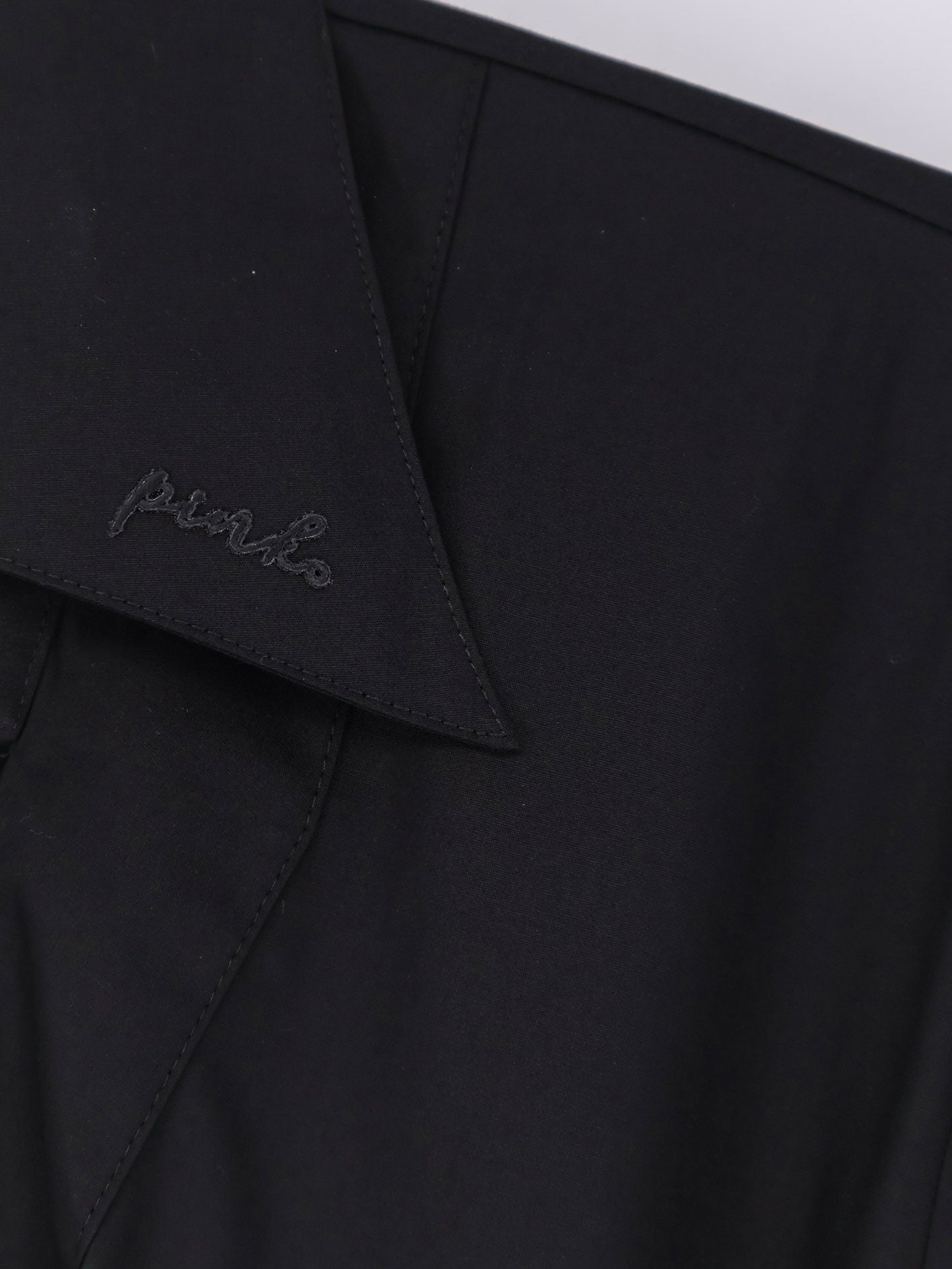 Pinko Dresses Black Cotone Elastan