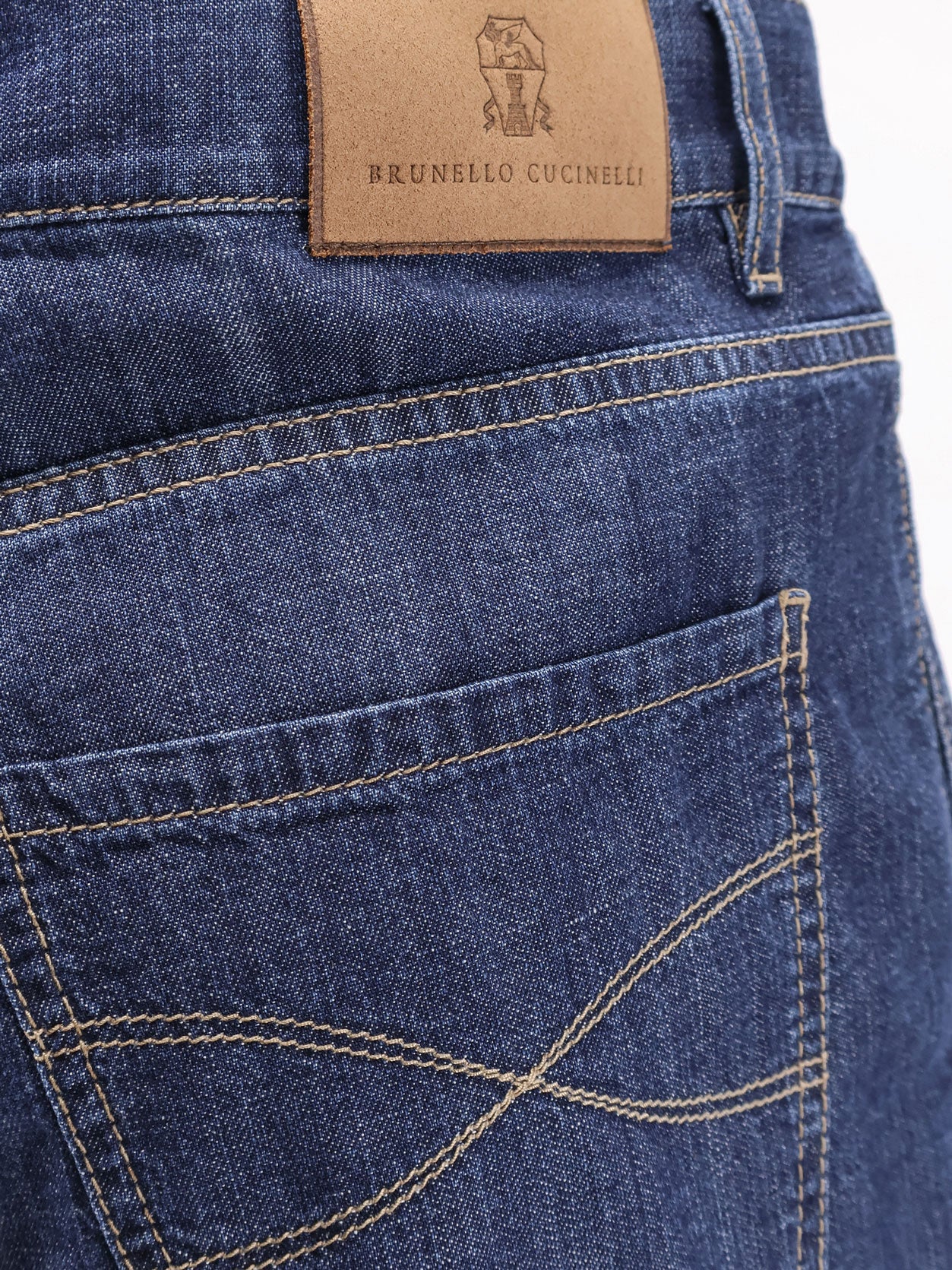 Brunello Cucinelli Jeans Denim Scuro Cotone
