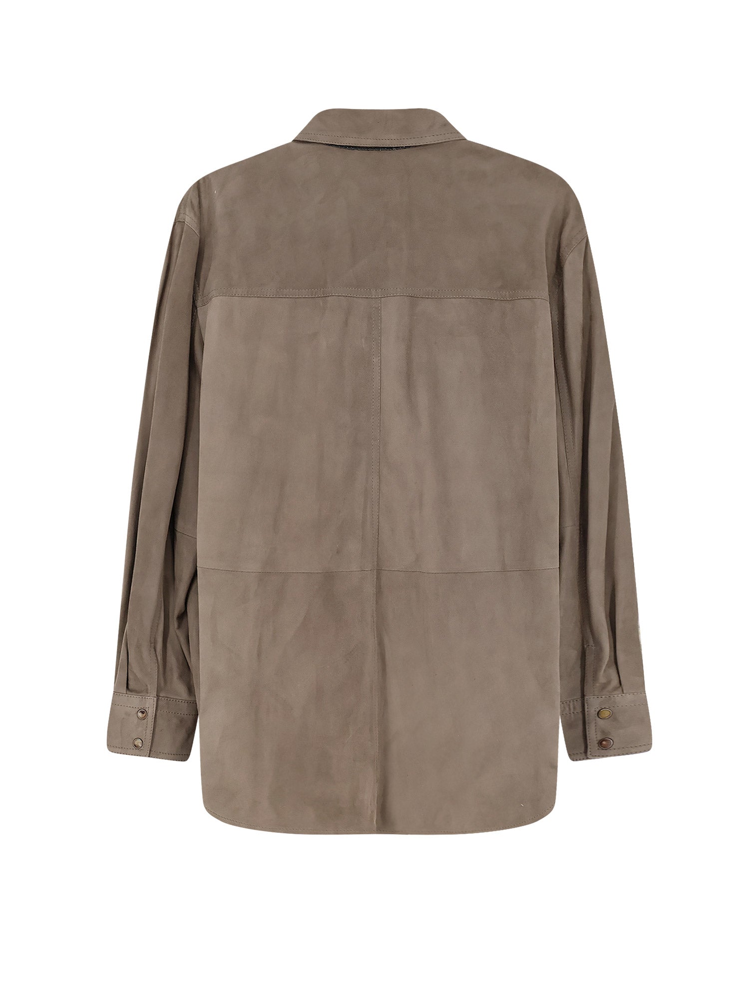 Brunello Cucinelli Shirts Safari Suede