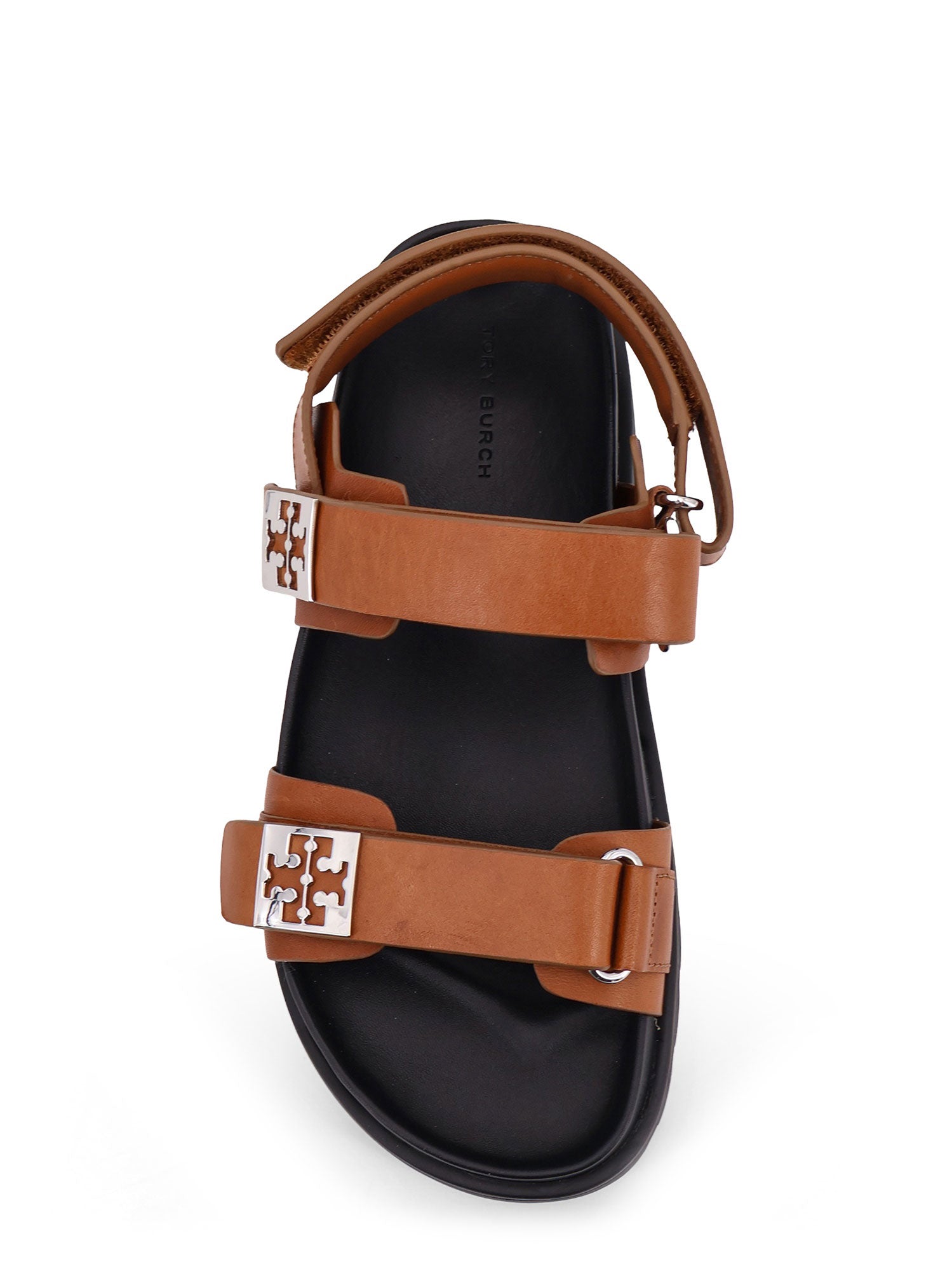 Tory Burch Sandals Leather Brown Pelle