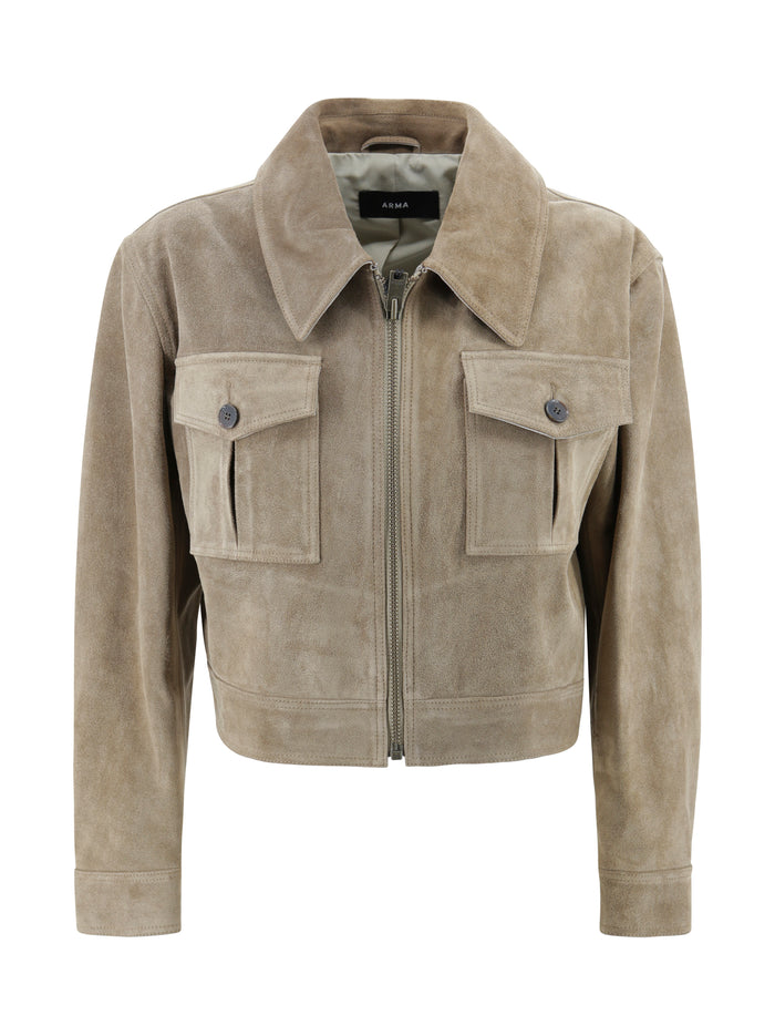 Arma Jackets Beige Cow Leather