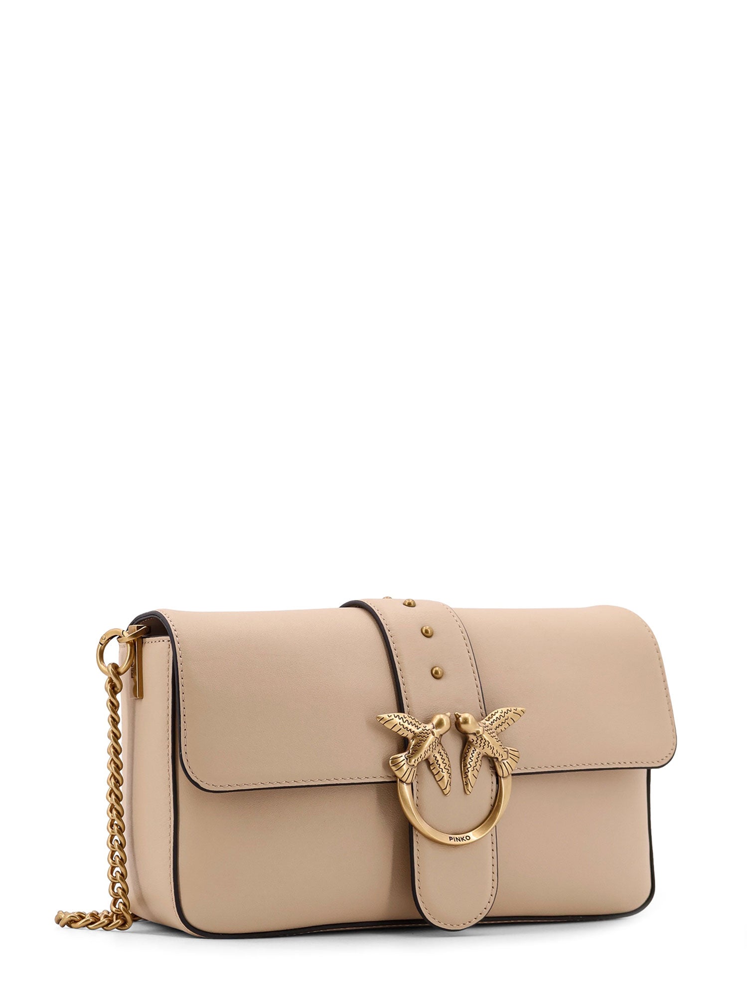 Pinko Bags Beige Pelle