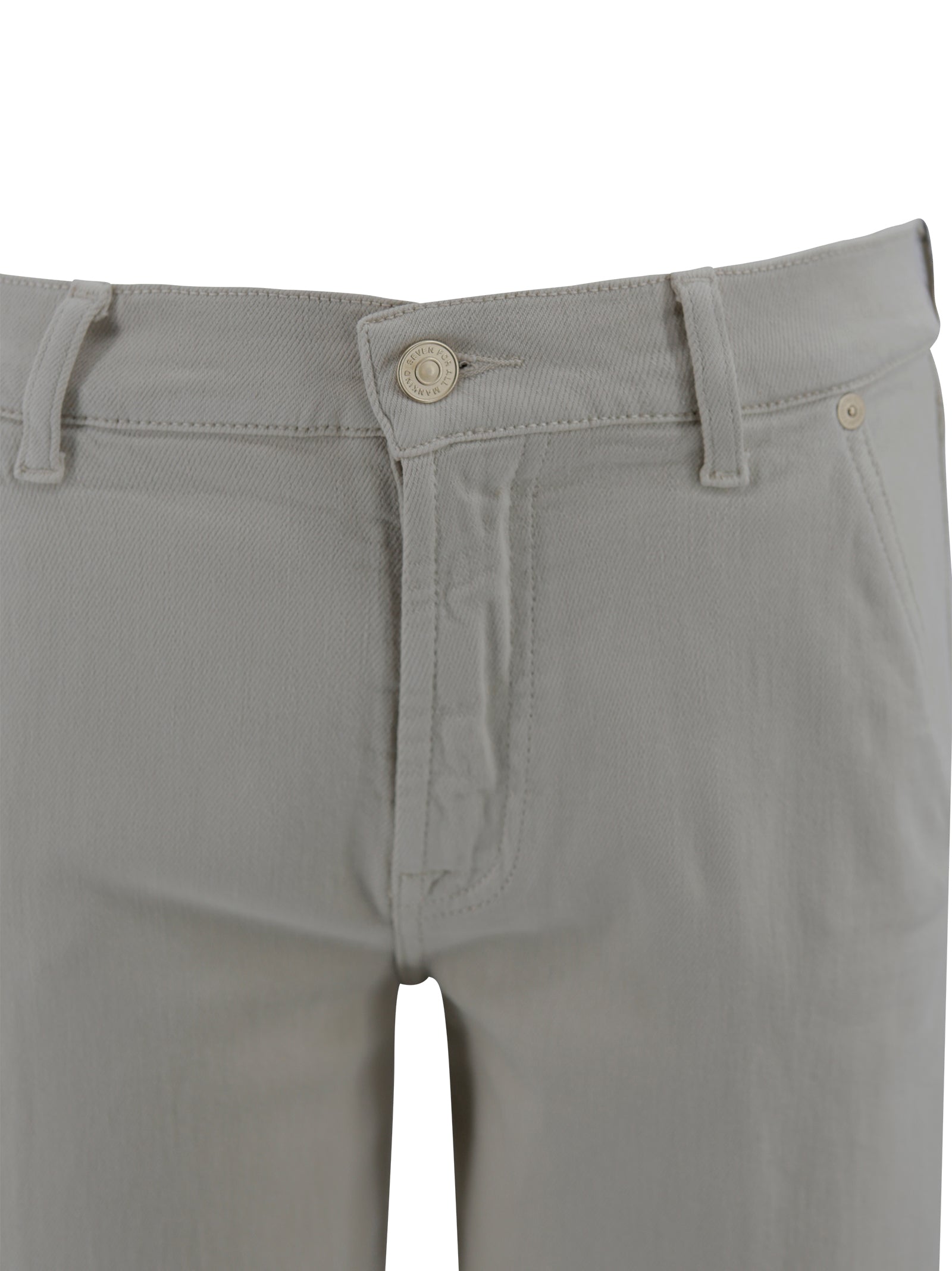 7 For All Mankind Trousers Cream