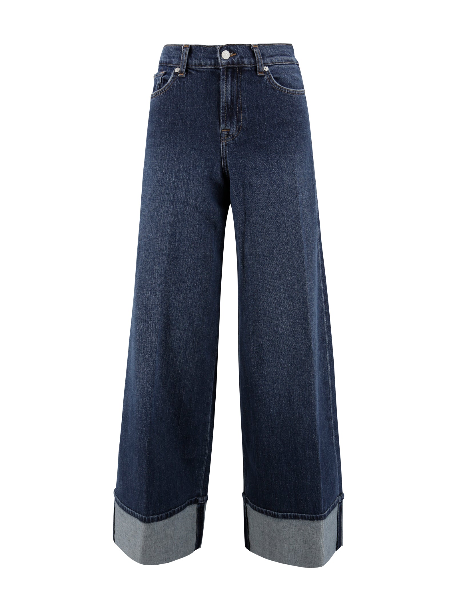 7 for all mankind Trousers Denim Cotton
