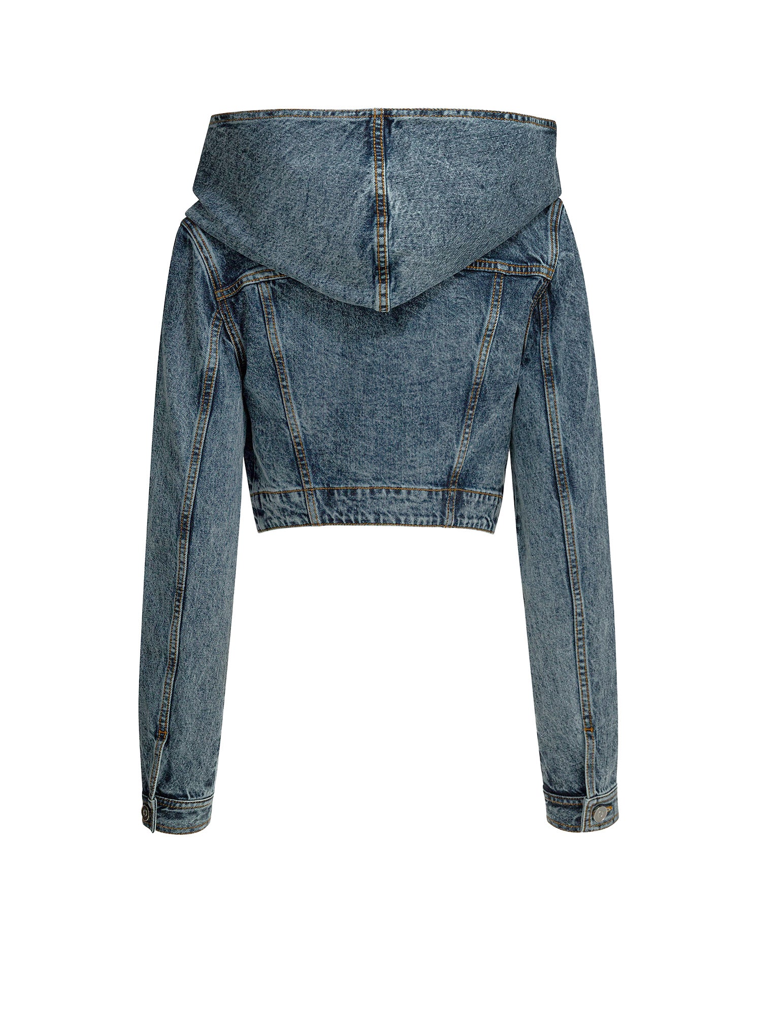 Alaia Jackets Bleu Neige Cotone Poliuretano