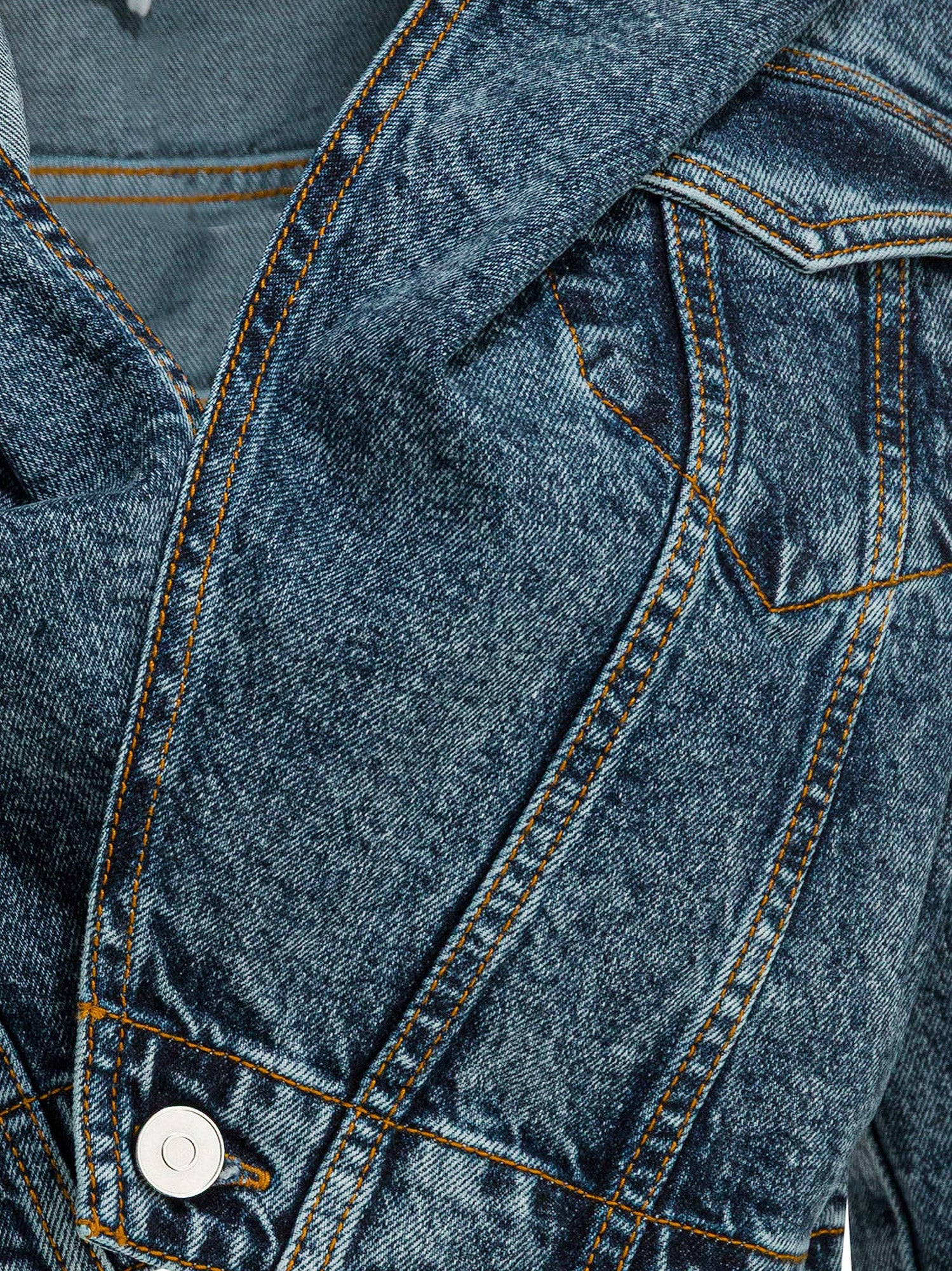 Alaia Jackets Bleu Neige Cotone Poliuretano