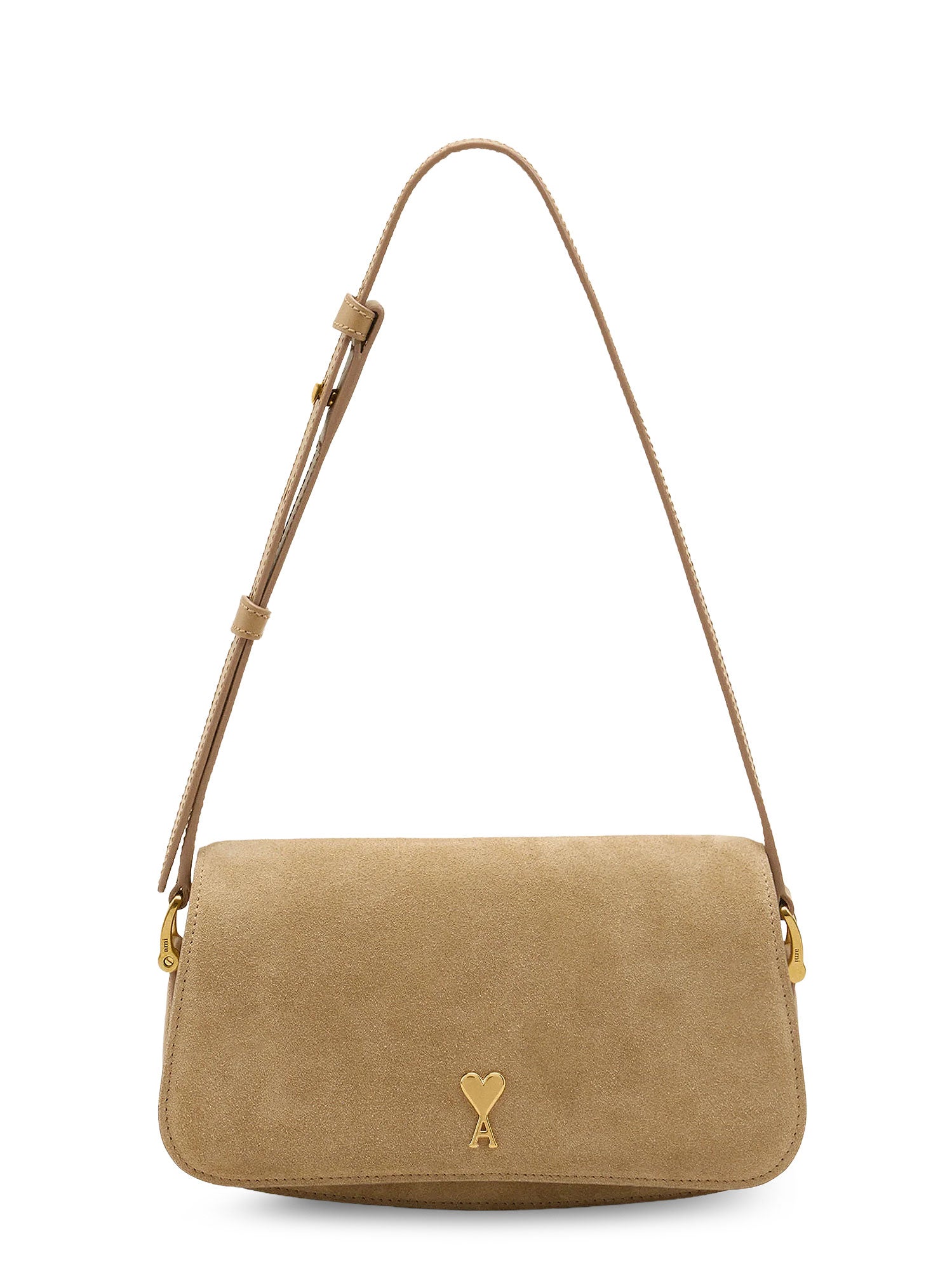 Ami Paris Bags Miel Suede