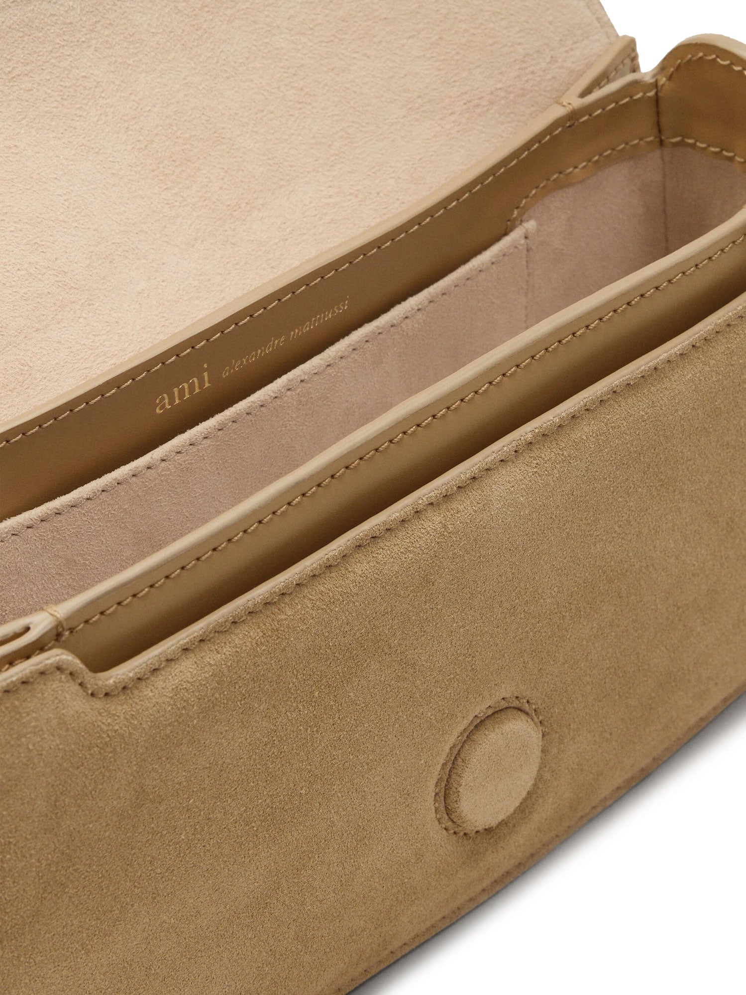 Ami Paris Bags Miel Suede