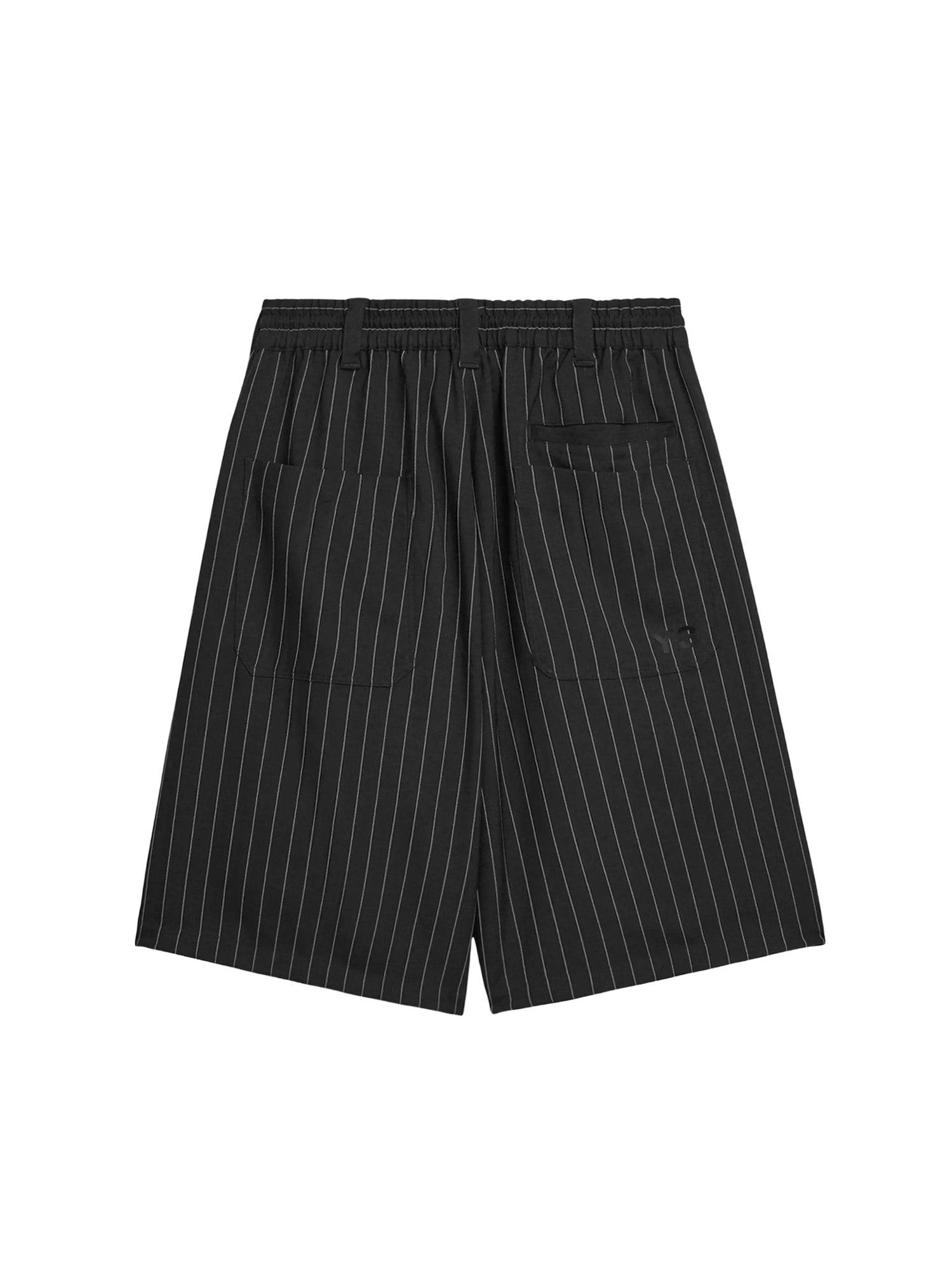 Y-3 Shorts Black Poliestere Riciclato Viscosa