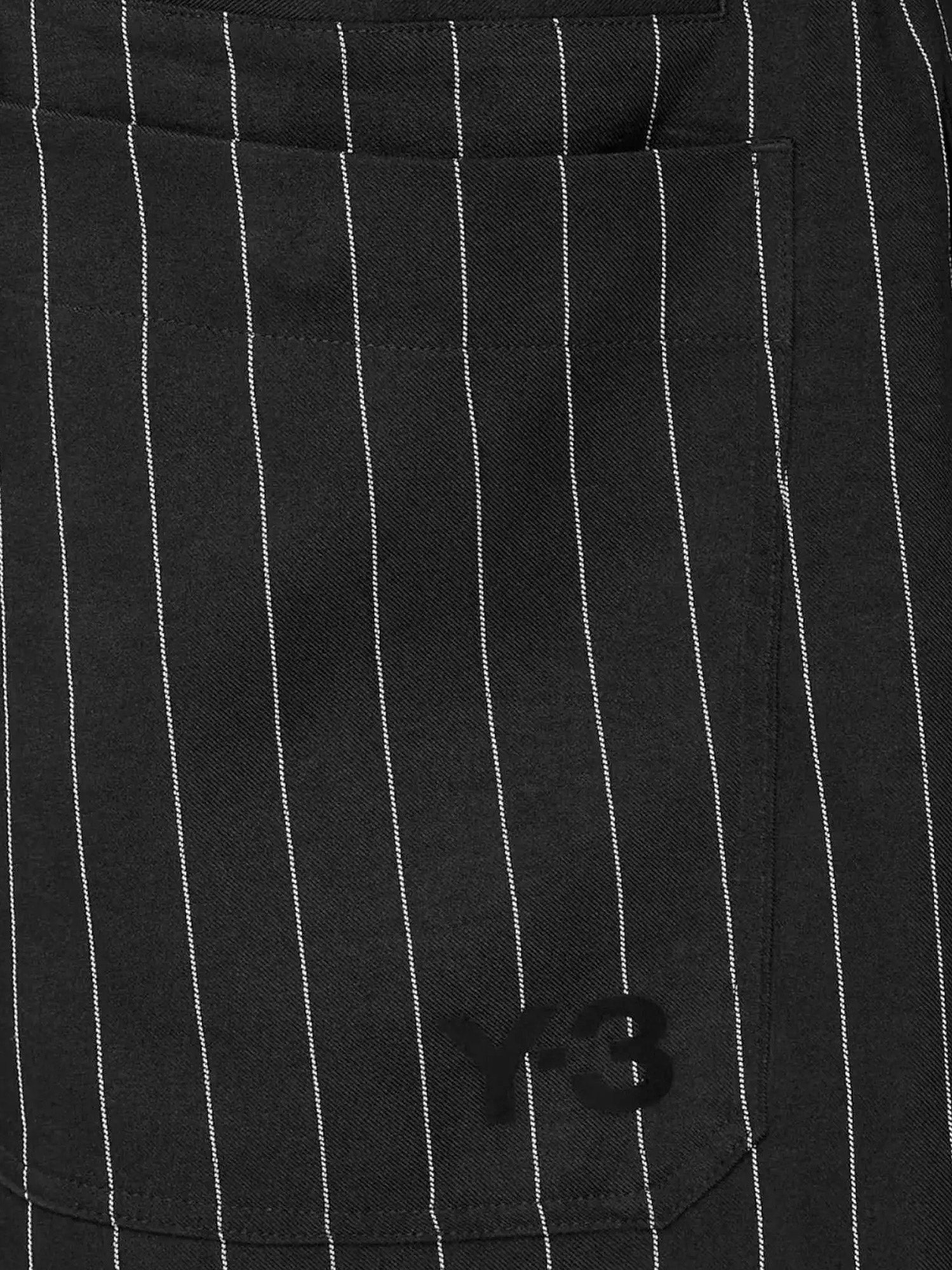 Y-3 Shorts Black Poliestere Riciclato Viscosa