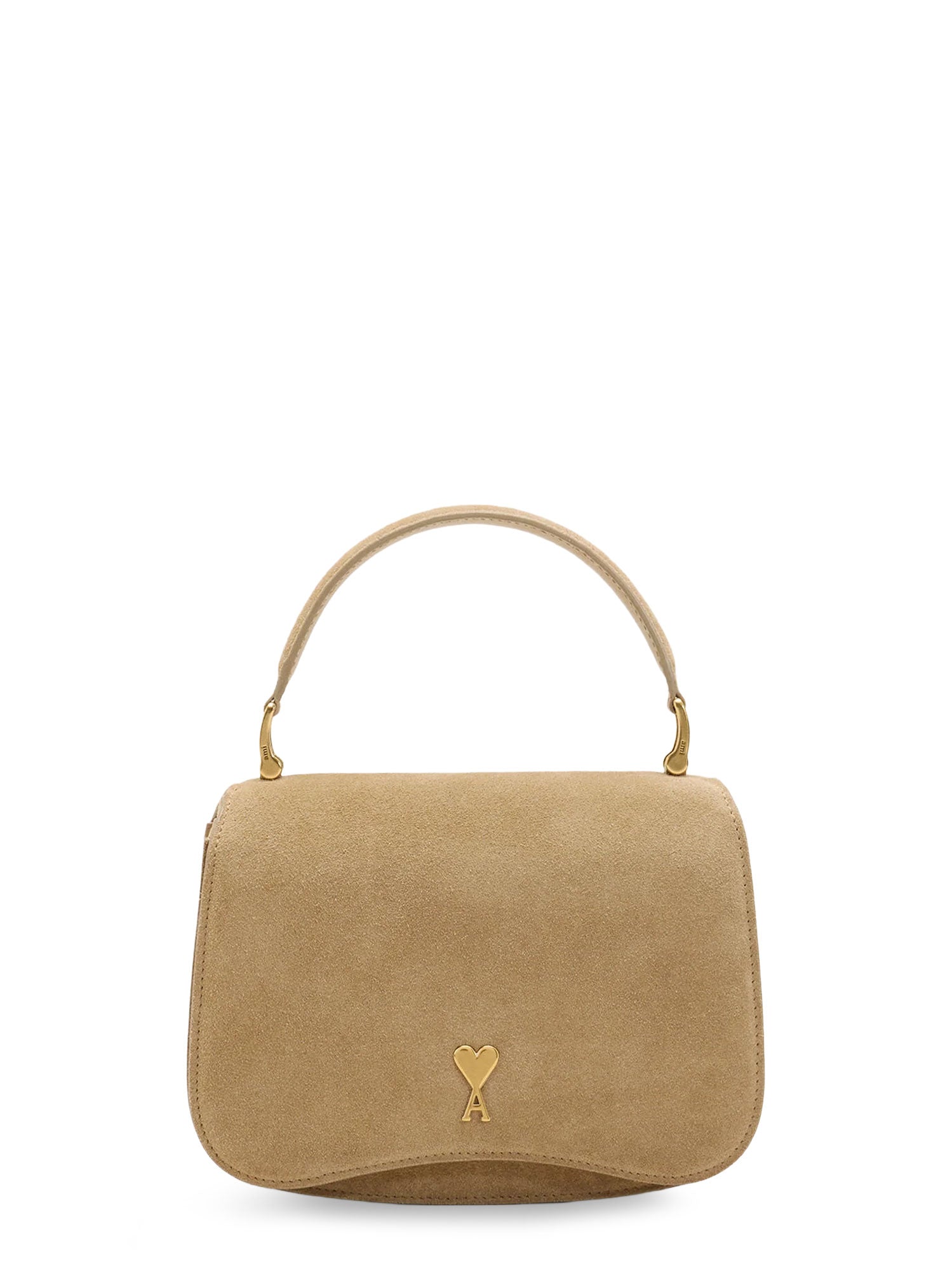 Ami Paris Bags Miel Suede