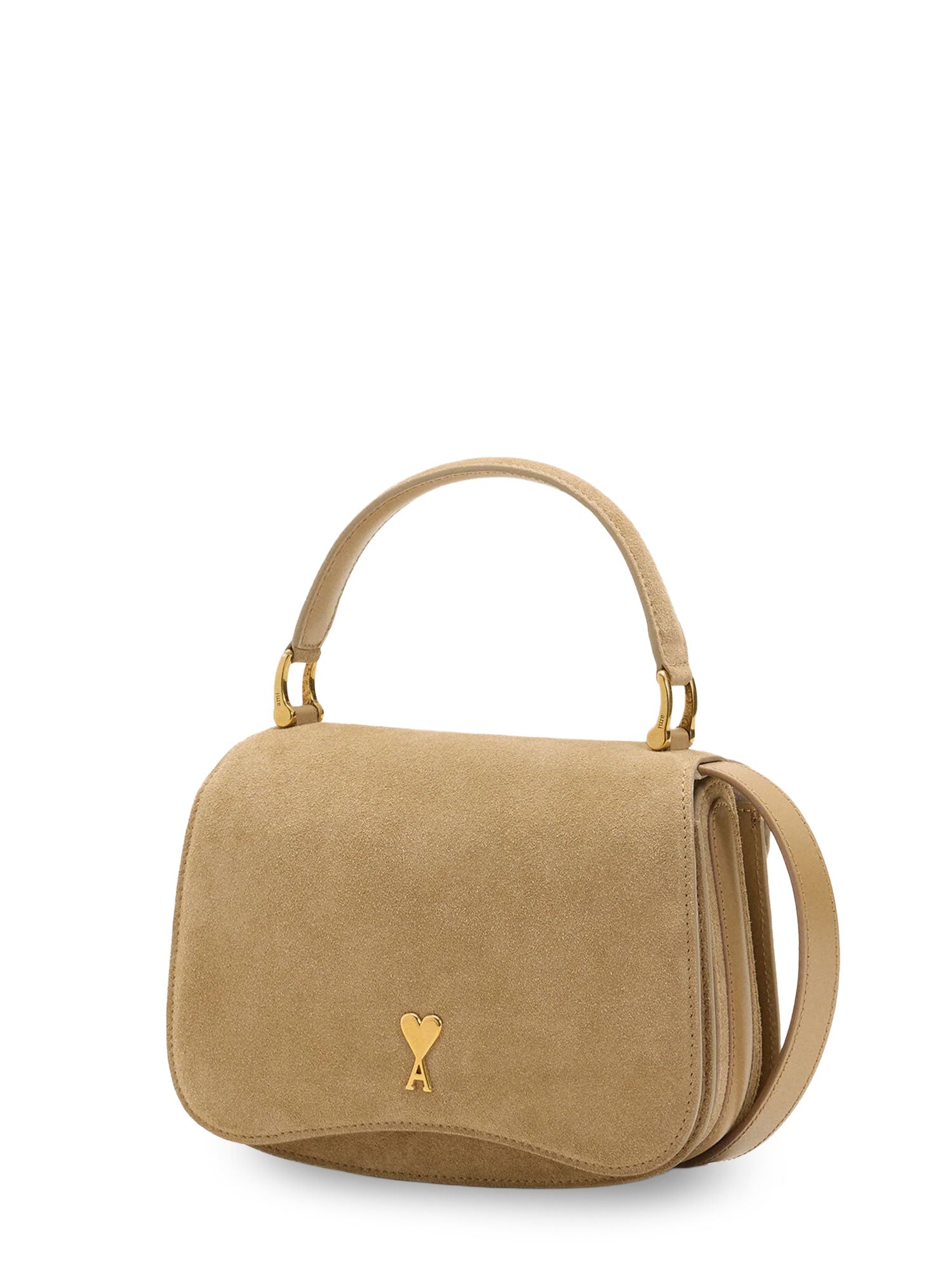 Ami Paris Bags Miel Suede
