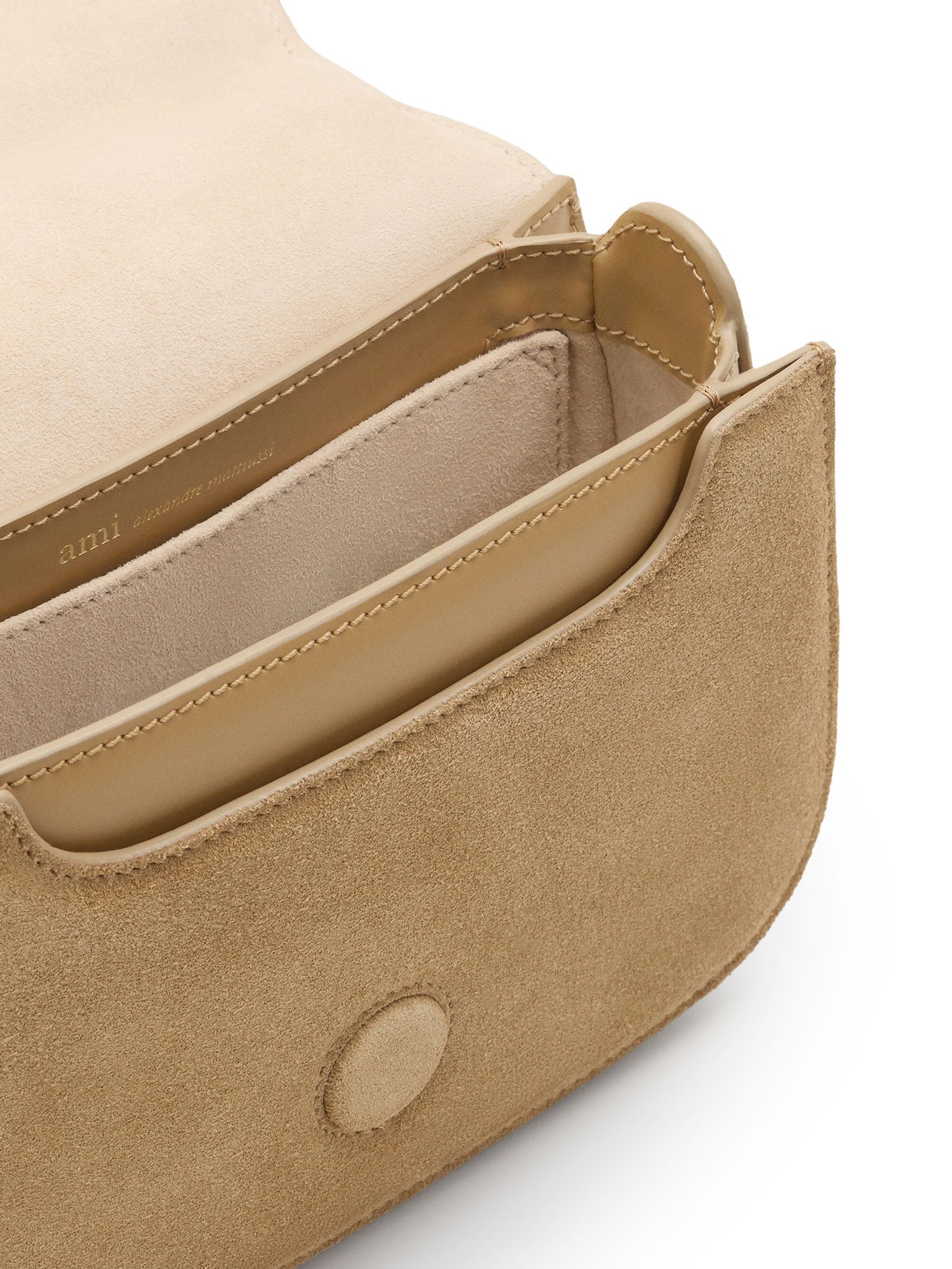 Ami Paris Bags Miel Suede