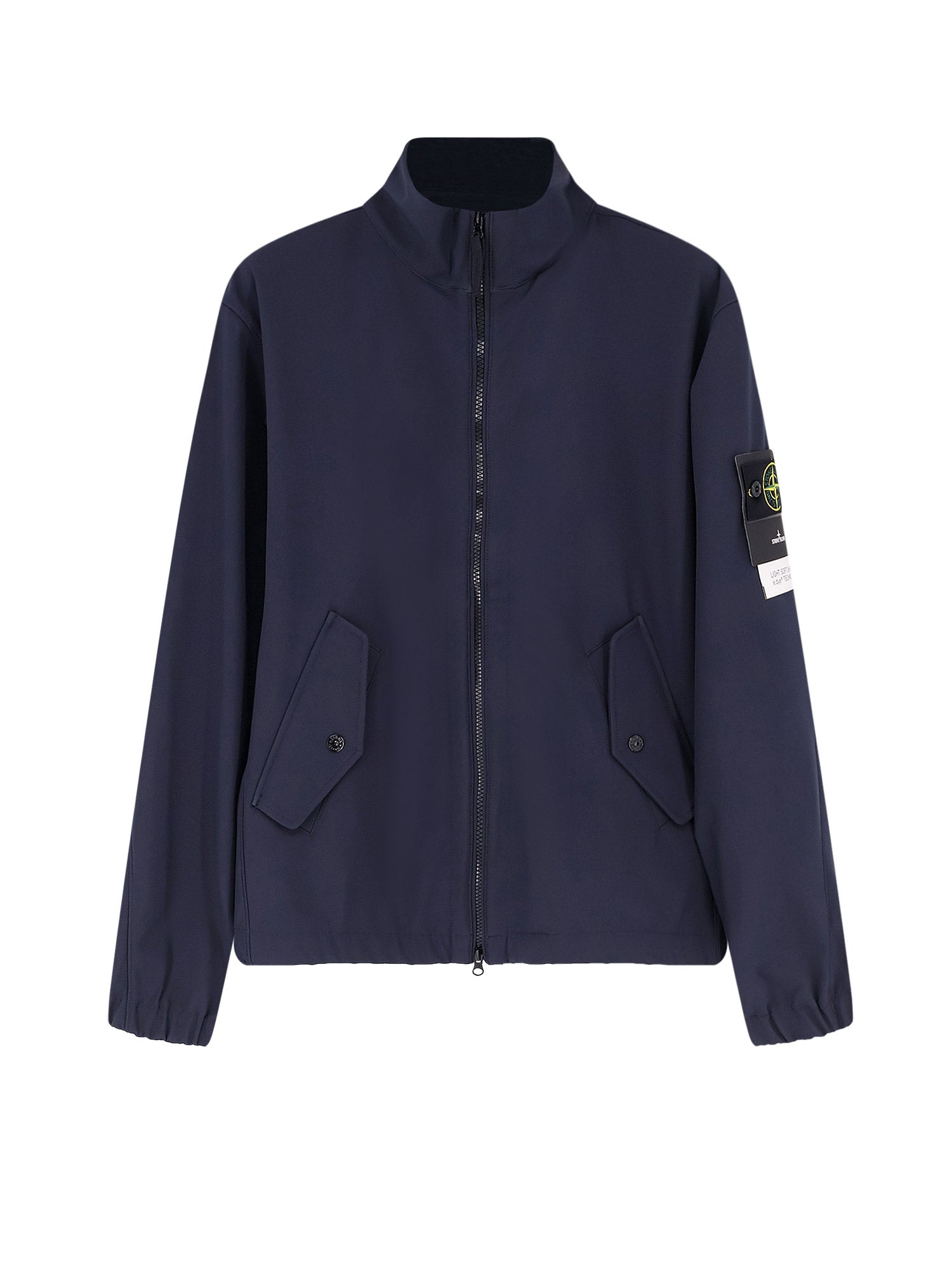 Stone Island Jackets Blue Poliestere Elastan