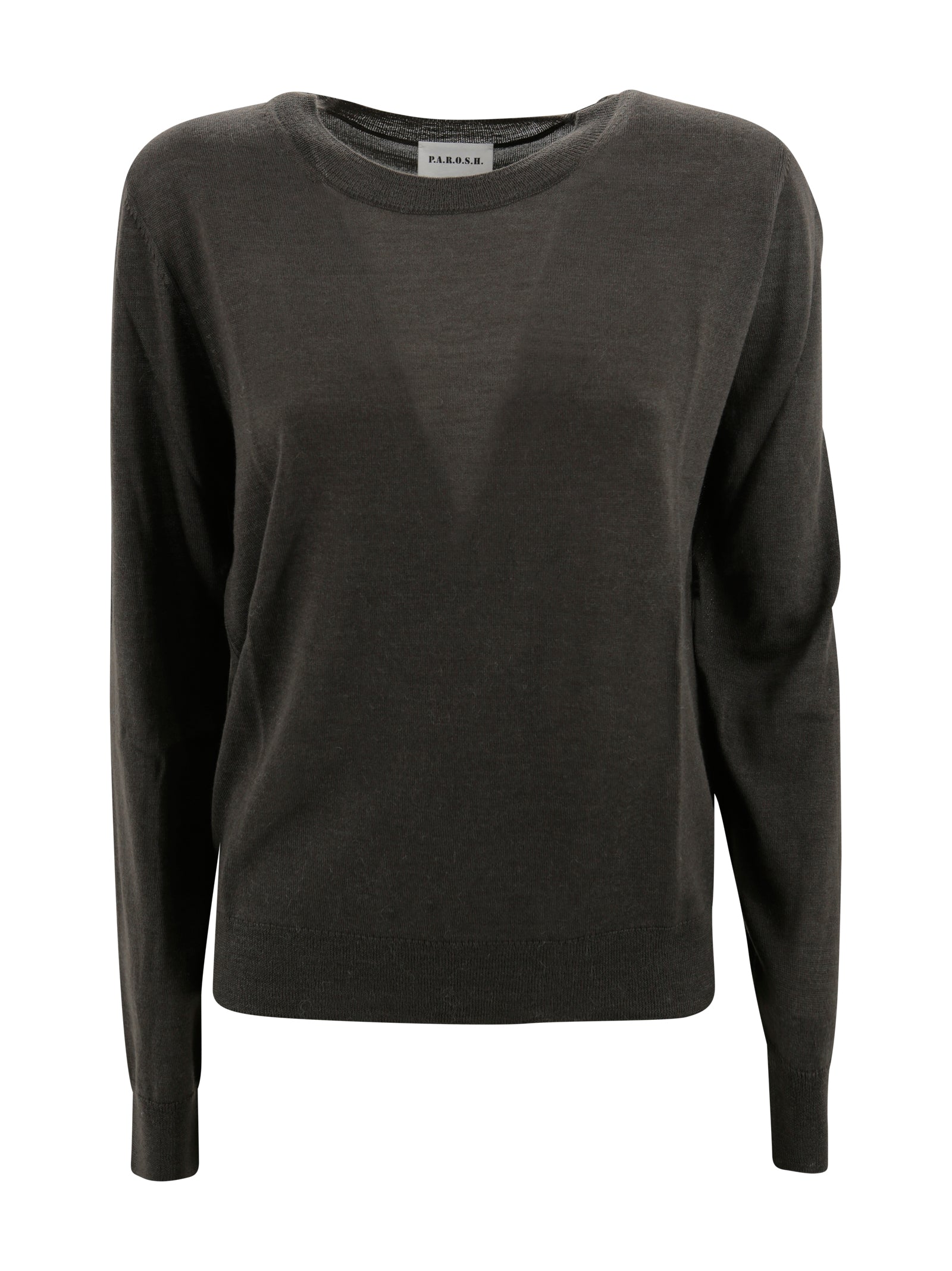 Parosh Sweaters Verde Oliva Lana