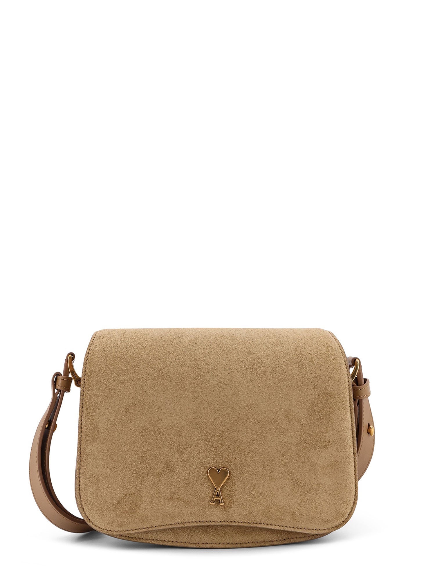 Ami Paris Bags Miel Suede