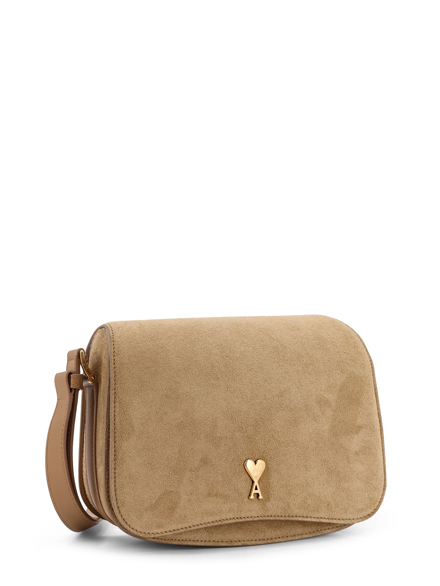 Ami Paris Bags Miel Suede