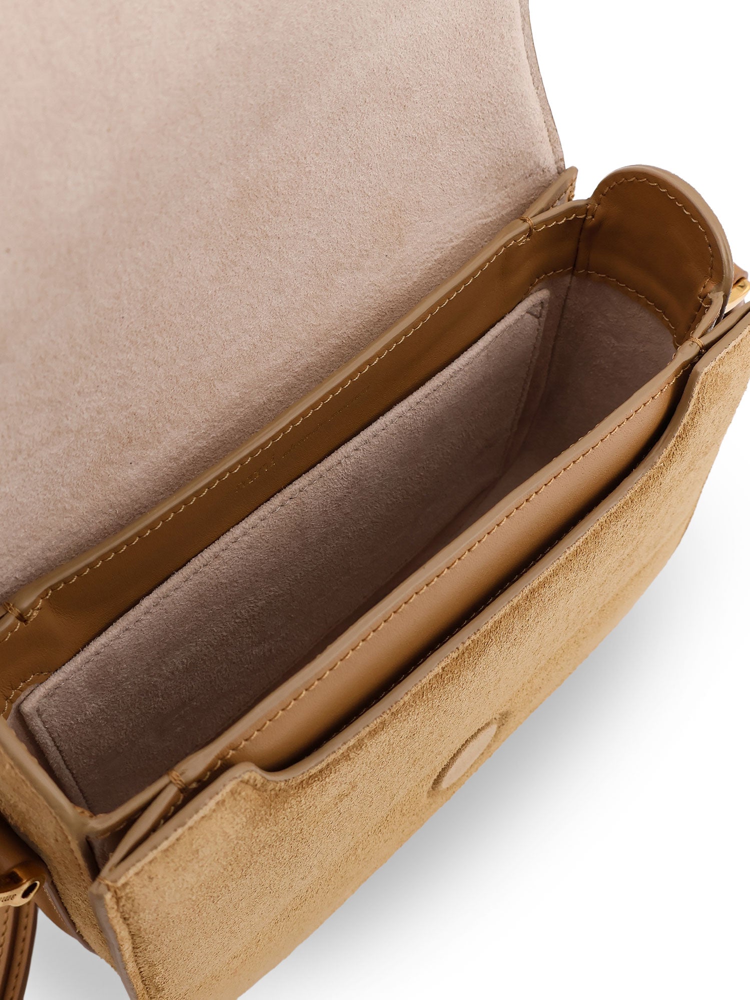 Ami Paris Bags Miel Suede