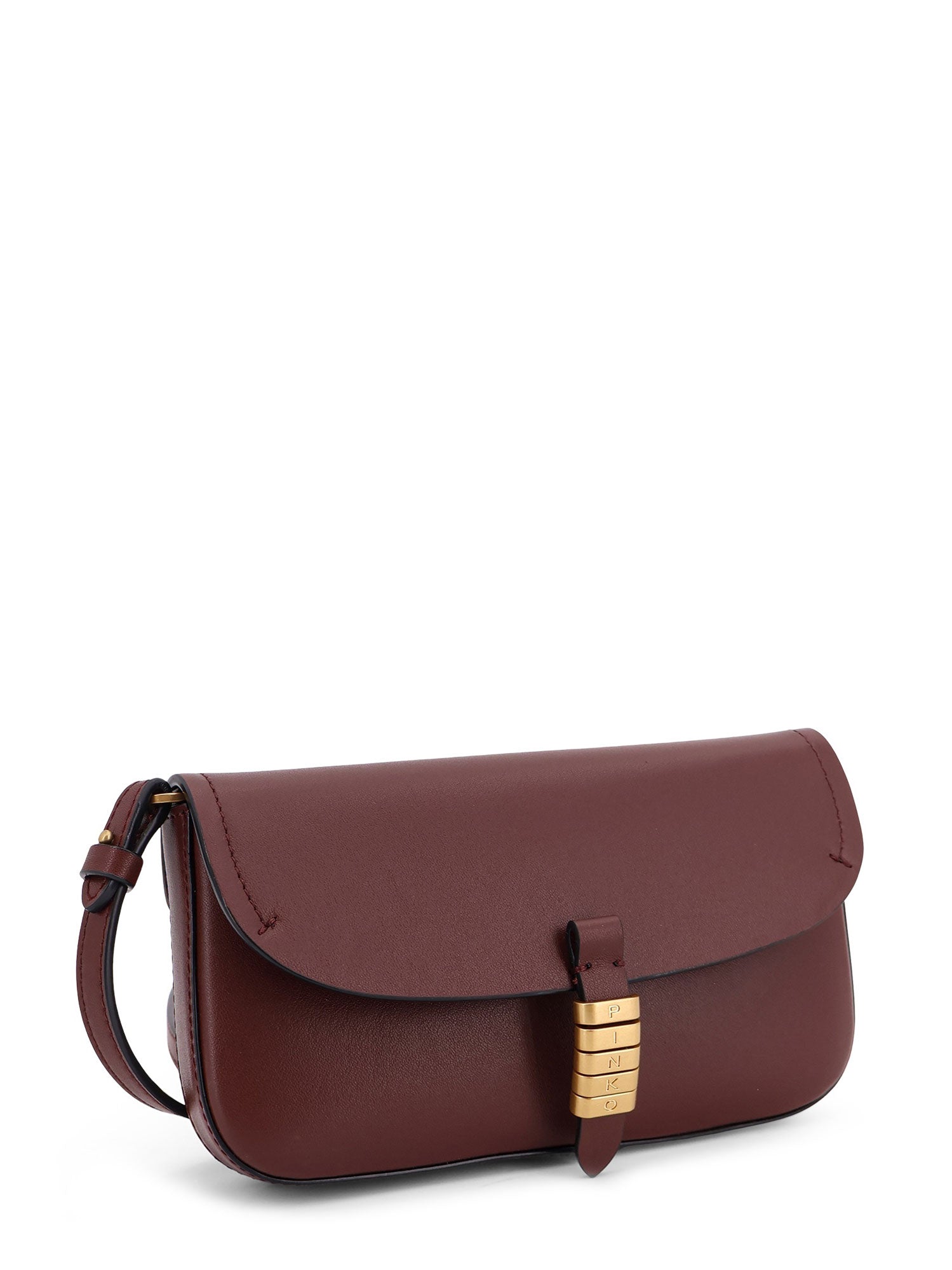 Pinko Bags Burgundywine Pelle