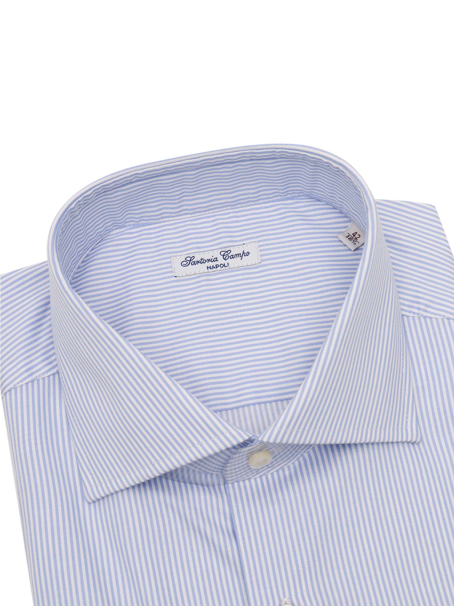 Mens Shirt Light Blue Cotton