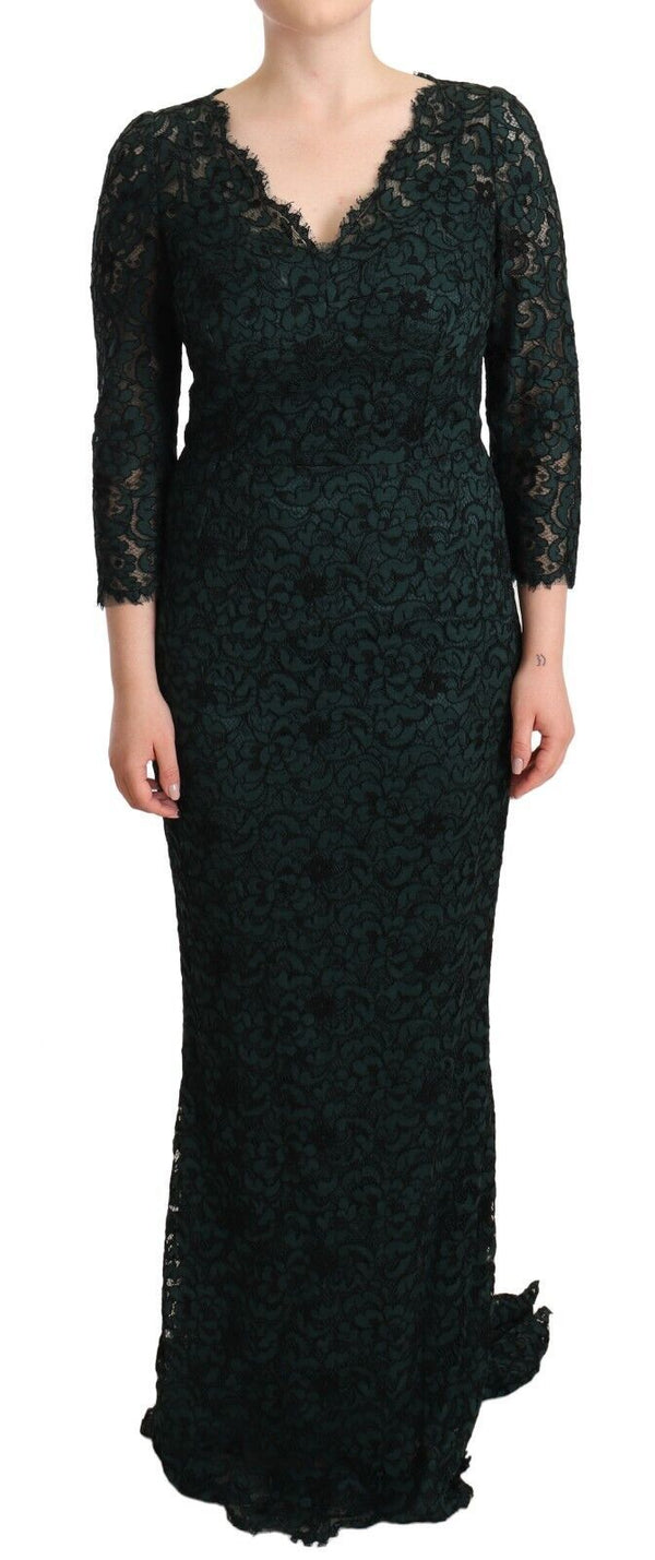 Dolce & Gabbana 32% Cotton dress in green